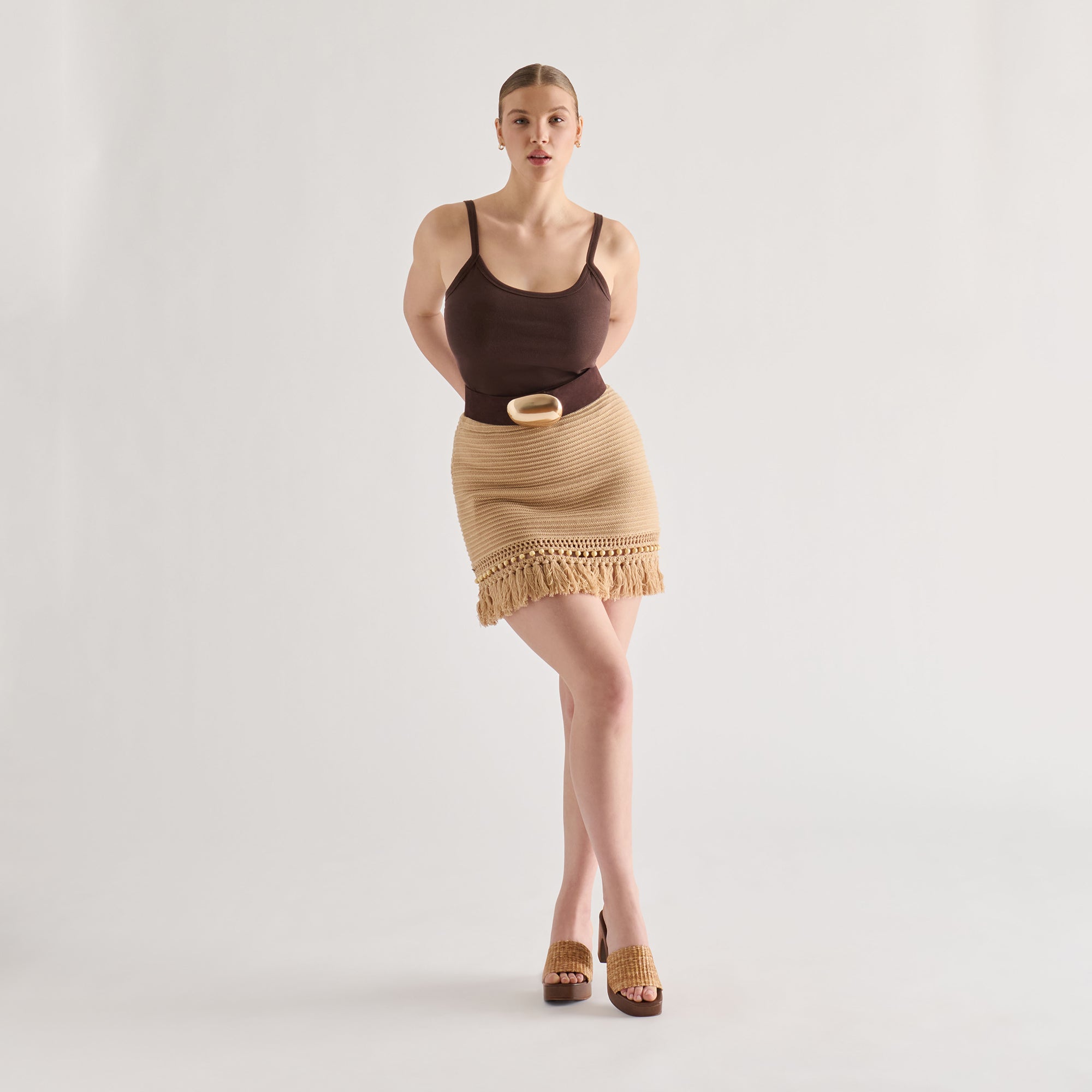 CELEST HEELS NATURAL RAFFIA - view 4