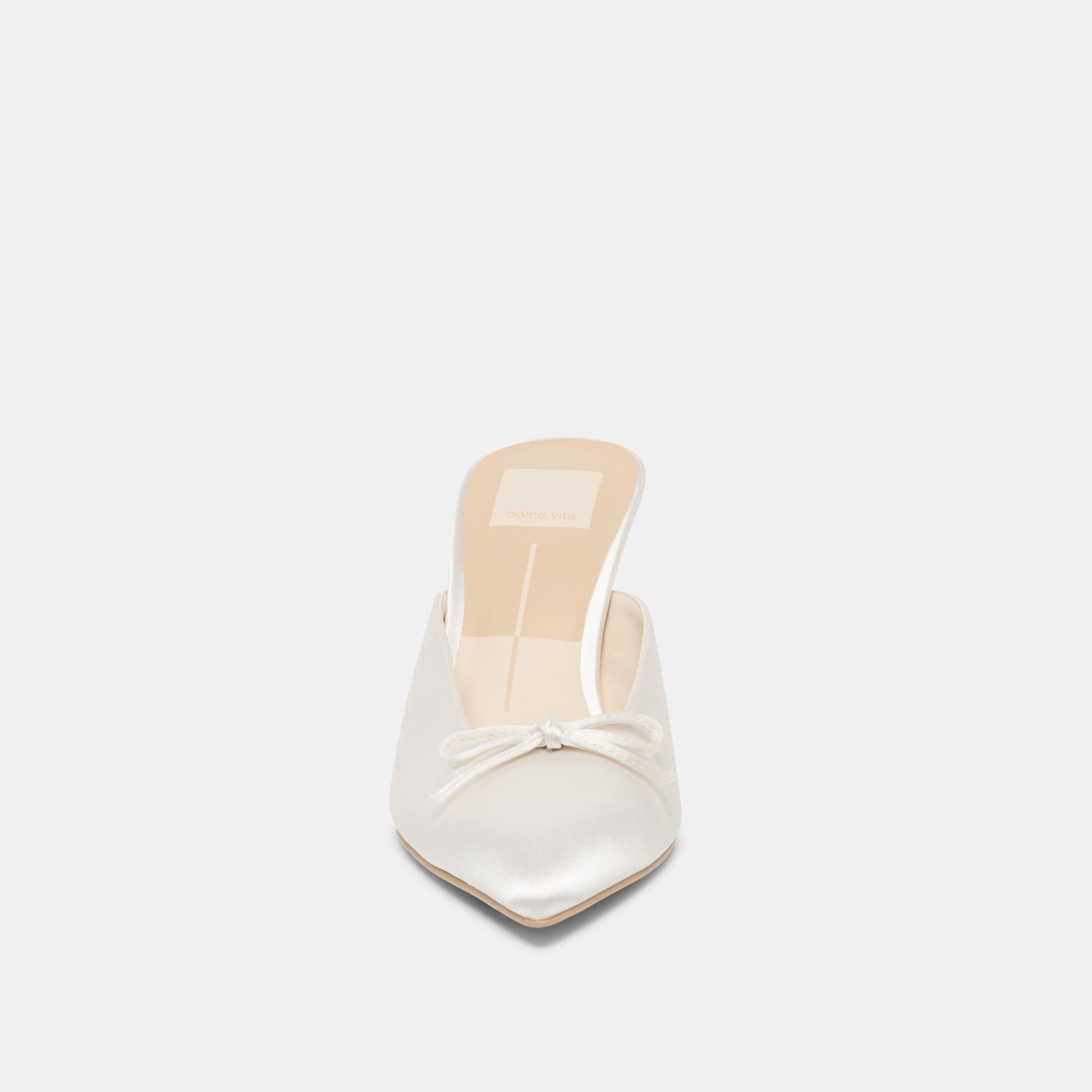 CLEO HIGH HEELS OFF WHITE SATIN - view 8