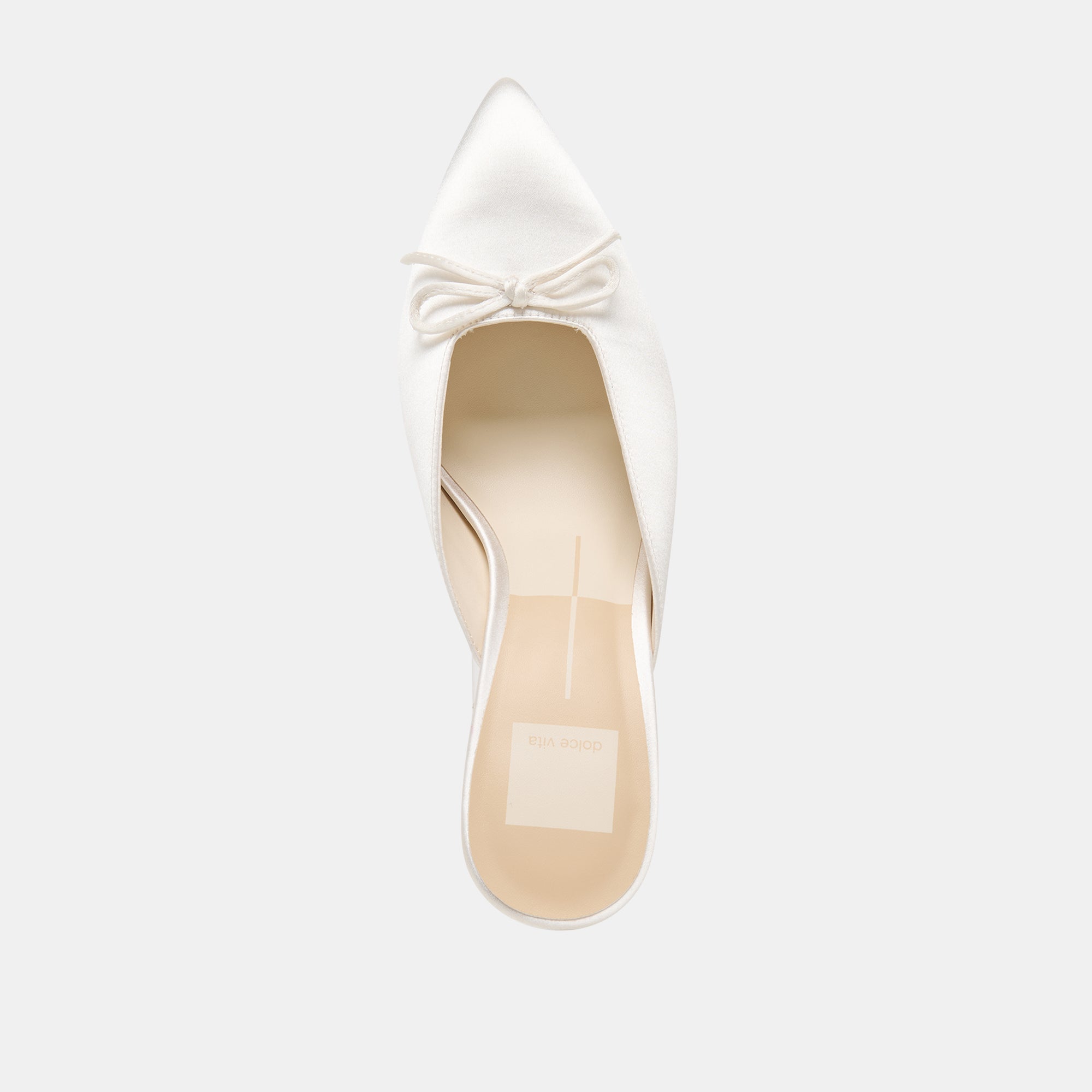 CLEO HIGH HEELS OFF WHITE SATIN - view 10
