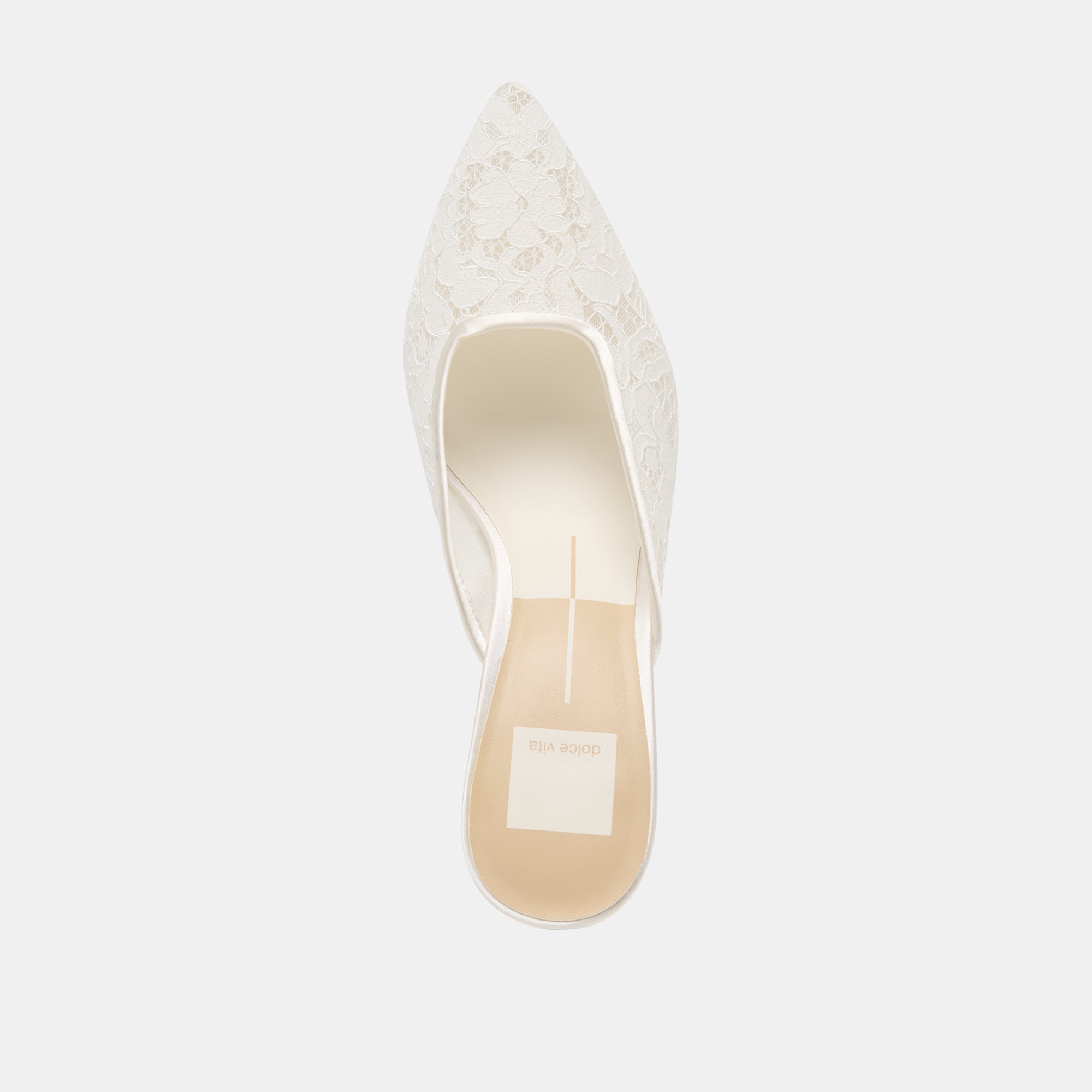 CLEO HIGH HEELS TRUE WHITE LACE - view 8