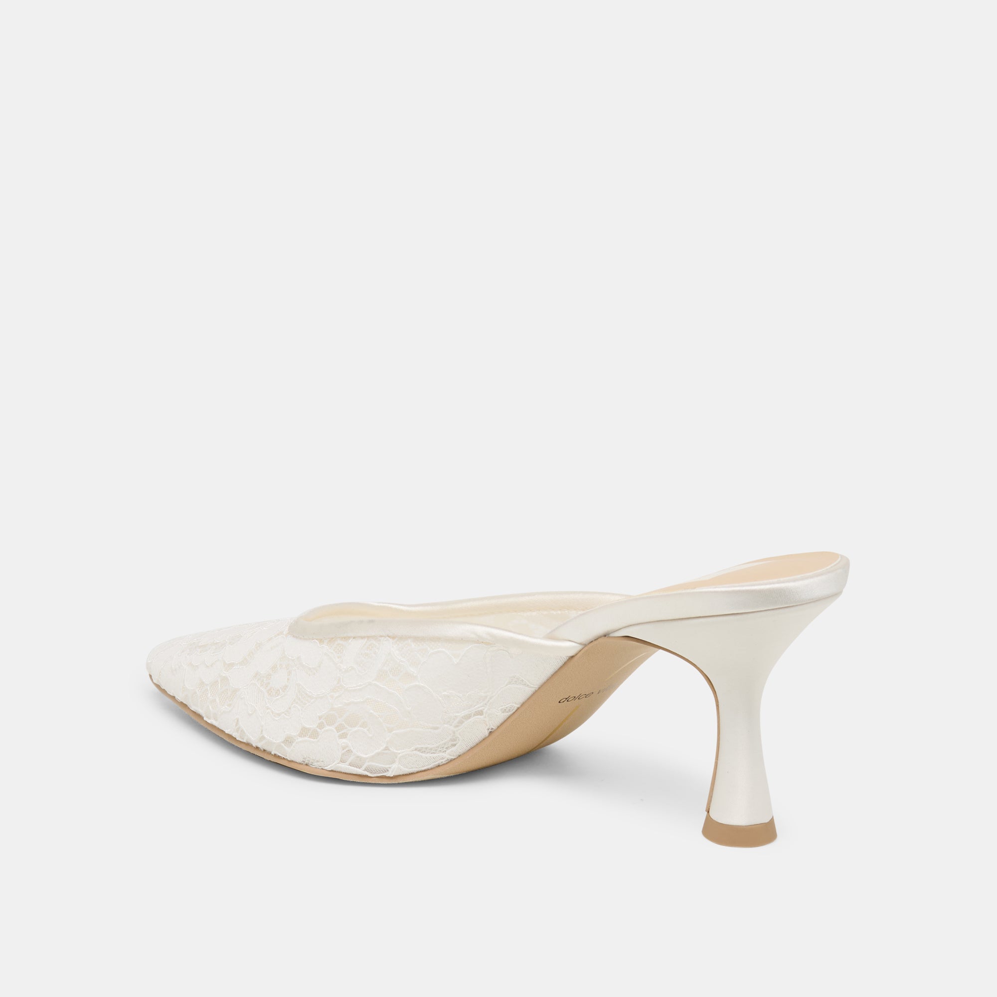 CLEO HIGH HEELS TRUE WHITE LACE - view 5