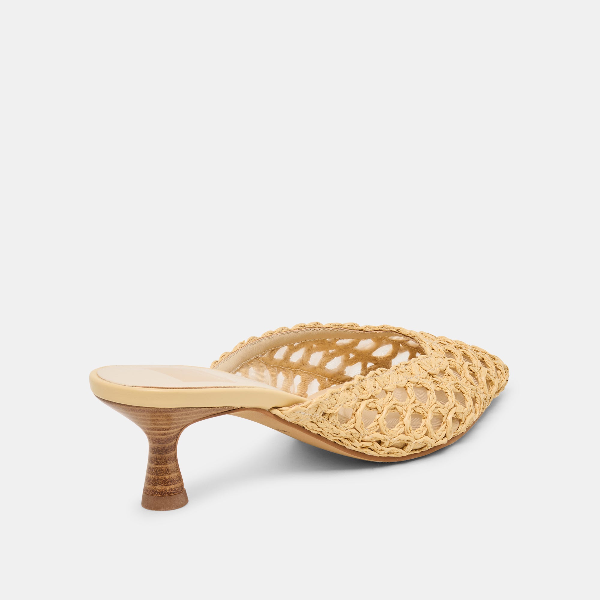 CLEO LOOP HEELS NATURAL RAFFIA - view 5