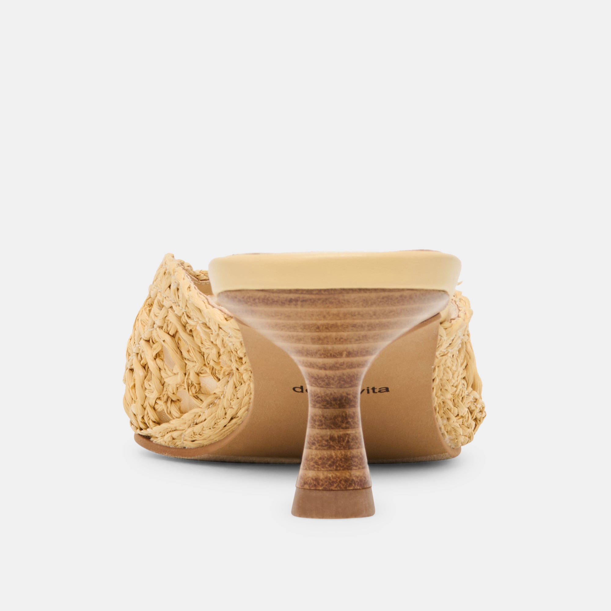 CLEO LOOP HEELS NATURAL RAFFIA - view 10