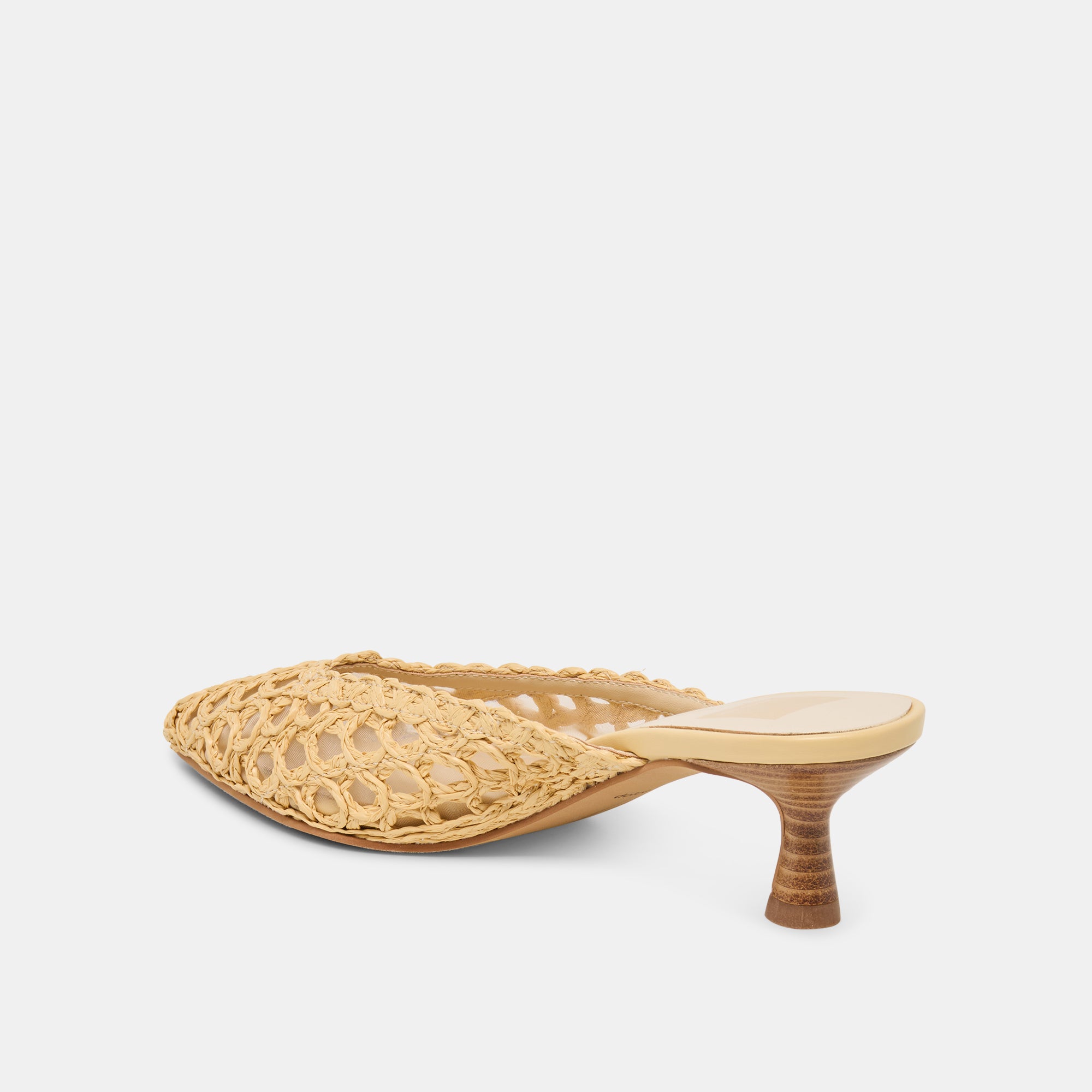 CLEO LOOP HEELS NATURAL RAFFIA - view 8