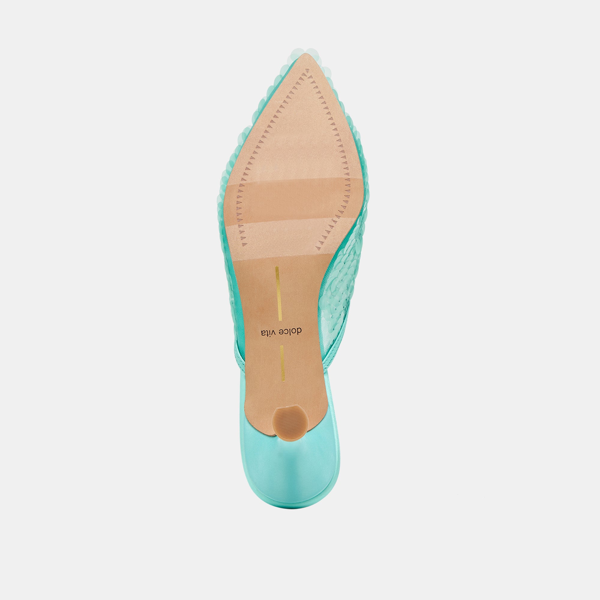 CLEO SEQUIN HEELS AQUA SEQUIN - view 9