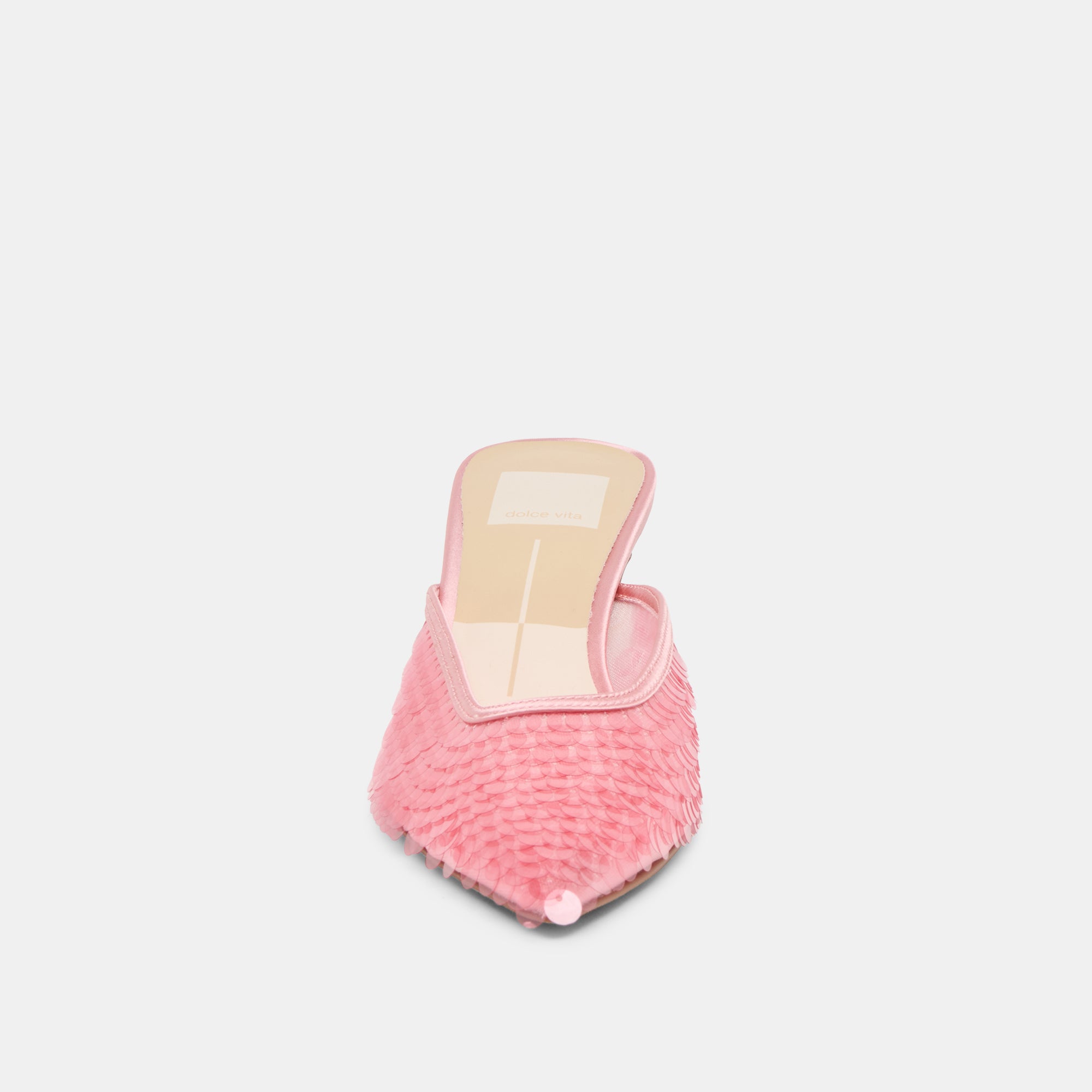 CLEO SEQUIN HEELS LIGHT PINK SEQUIN - view 6