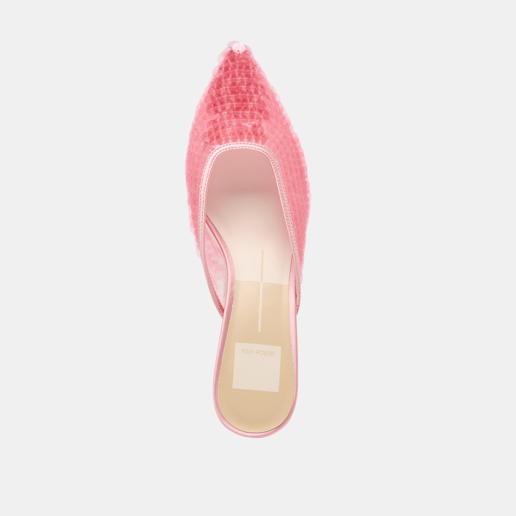 CLEO SEQUIN HEELS LIGHT PINK SEQUIN - view 8