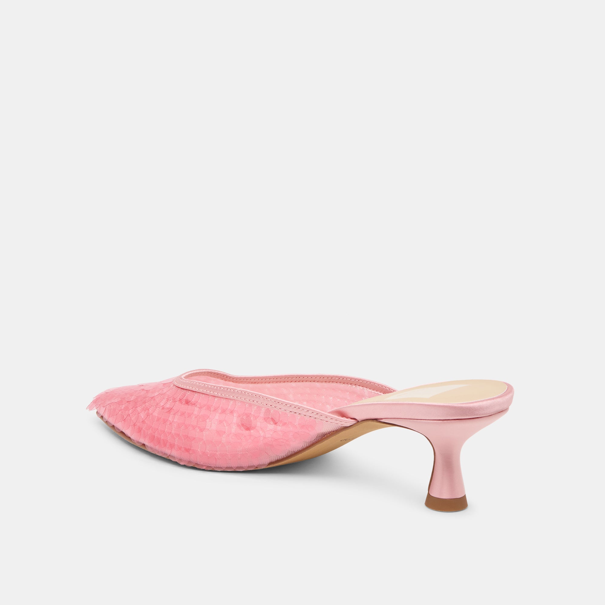 CLEO SEQUIN HEELS LIGHT PINK SEQUIN - view 5