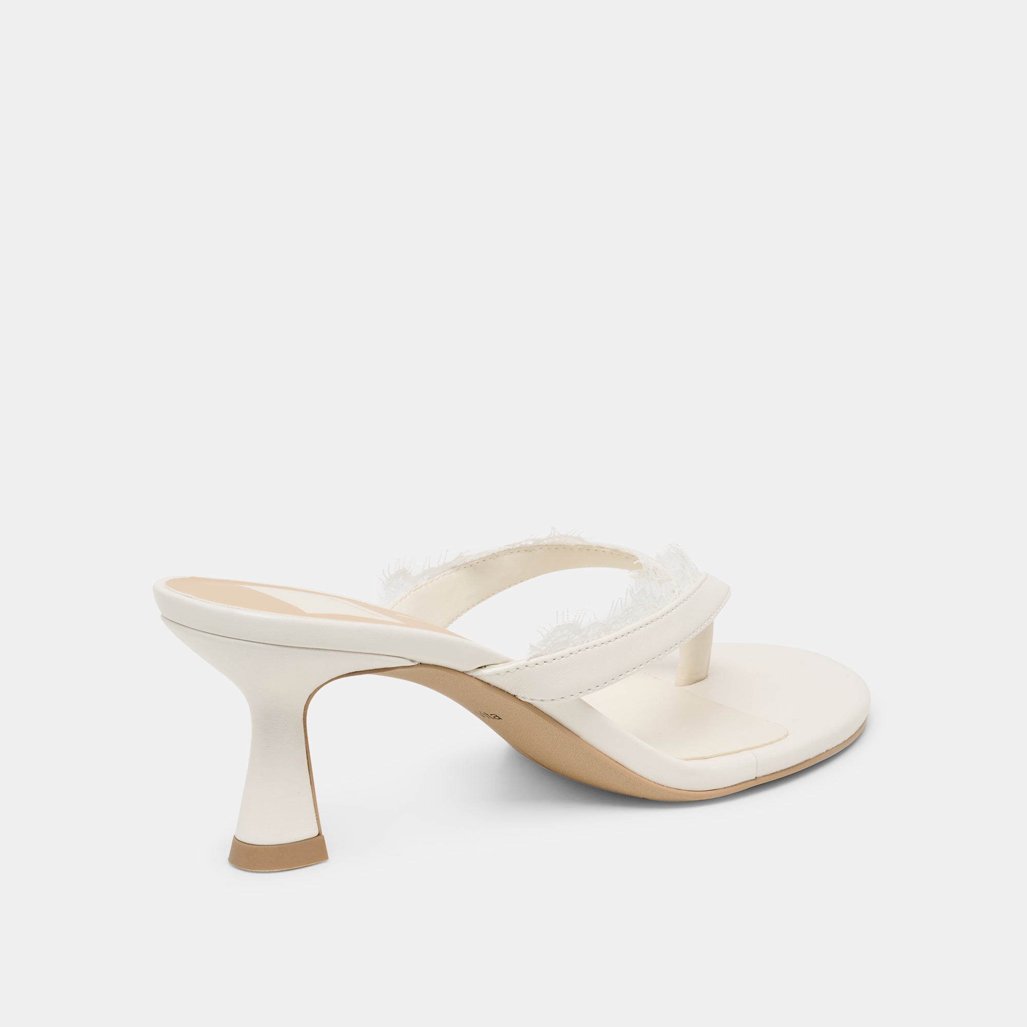 DAKSIE LACE HEELS TRUE WHITE LEATHER - view 5
