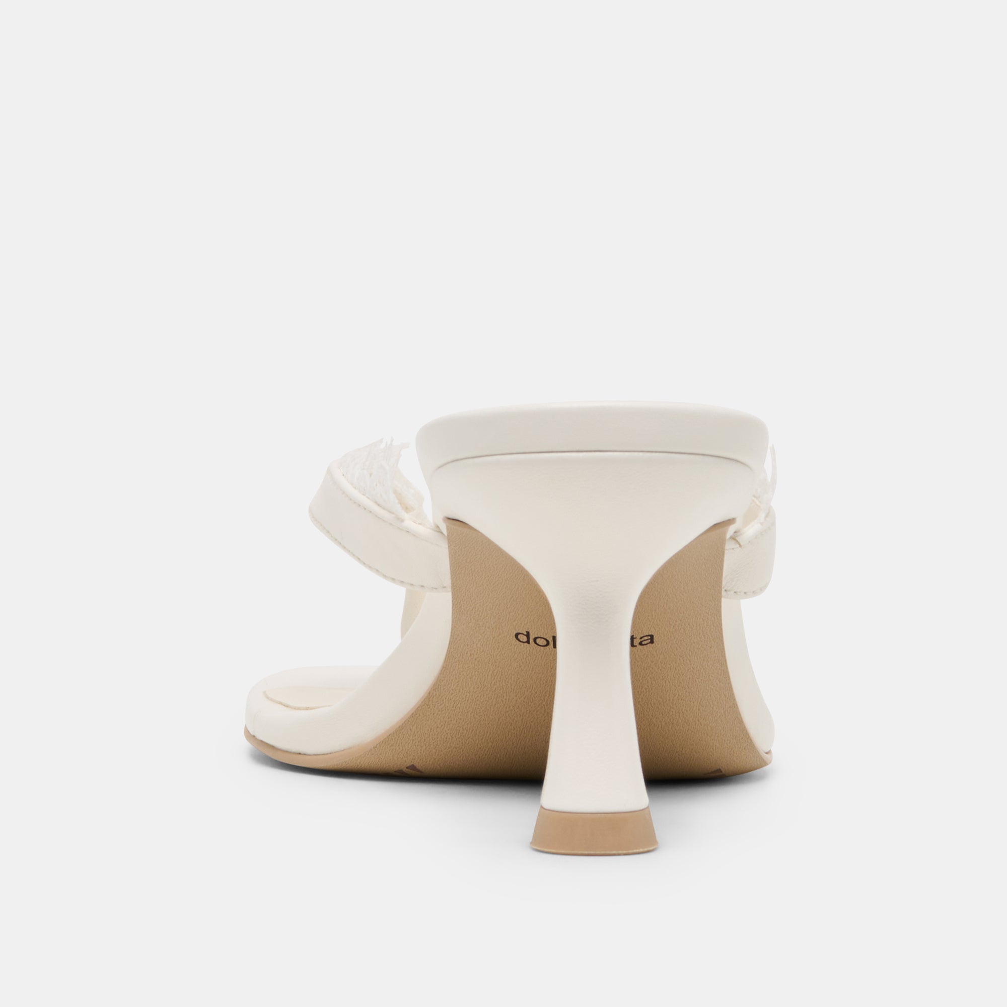 DAKSIE LACE HEELS TRUE WHITE LEATHER - view 9