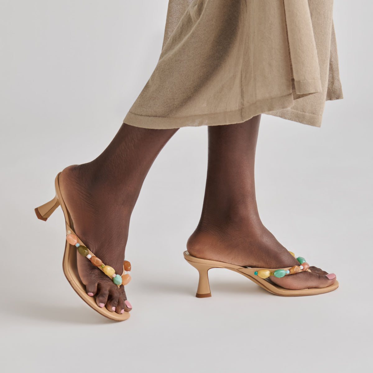 DAKSIE HEELS CAFE LEATHER - view 7