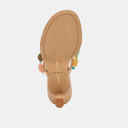 DAKSIE HEELS CAFE LEATHER