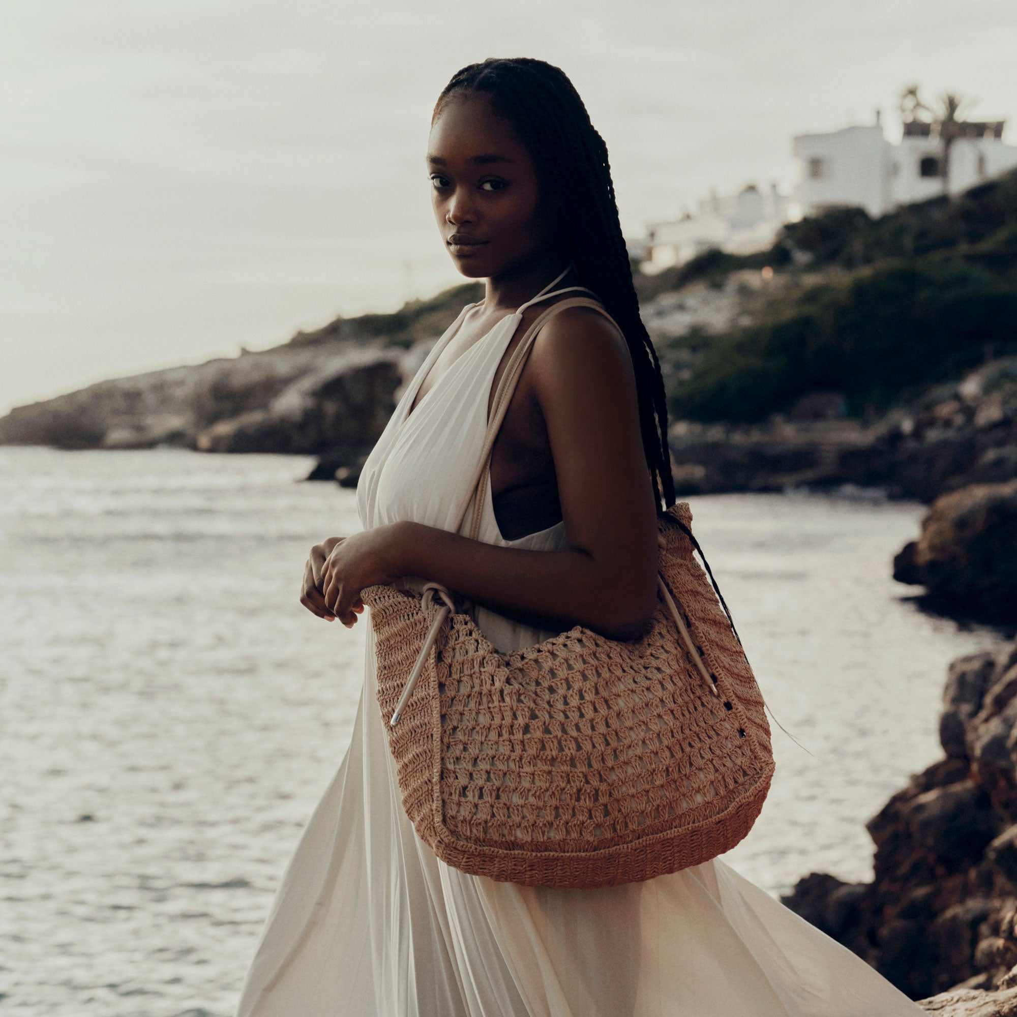 RAVELLO TOTE NATURAL RAFFIA - view 6