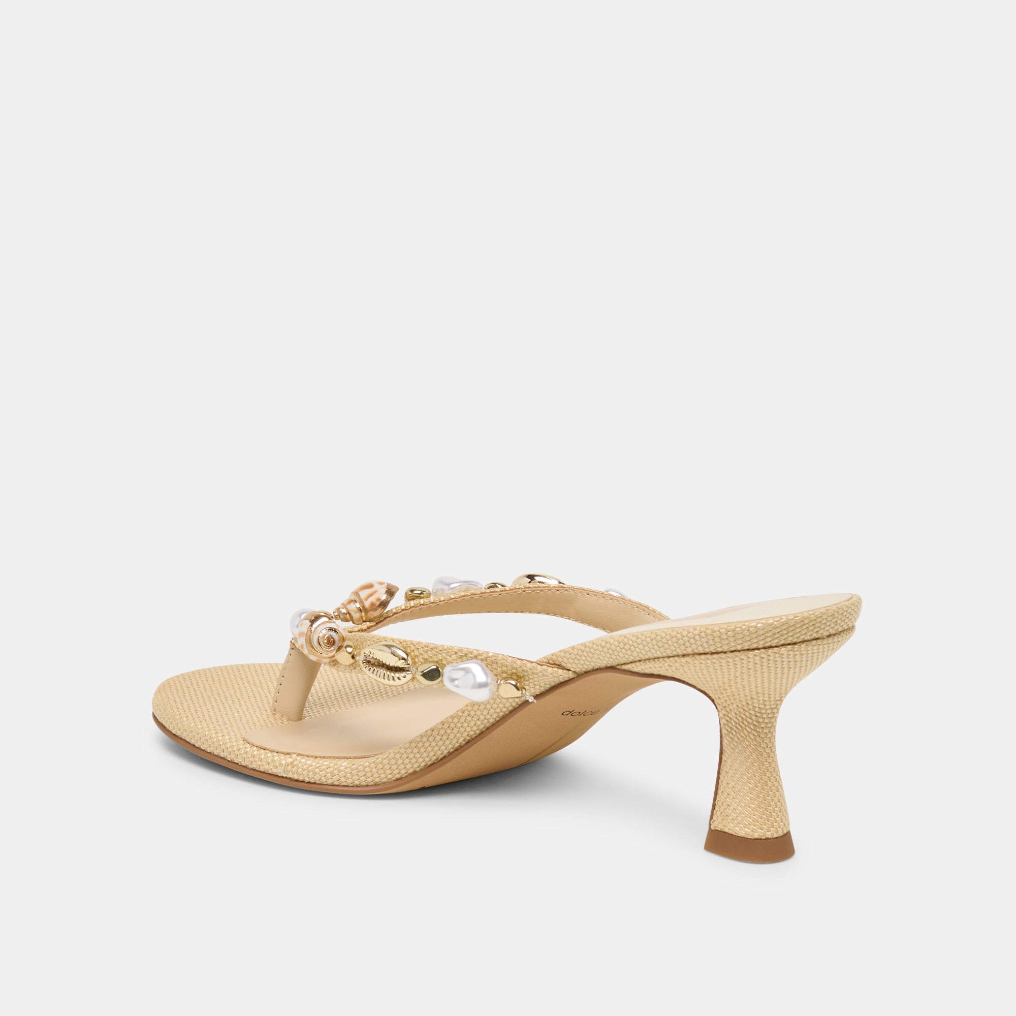 DAKSIE HEELS LT NATURAL RAFFIA - view 7