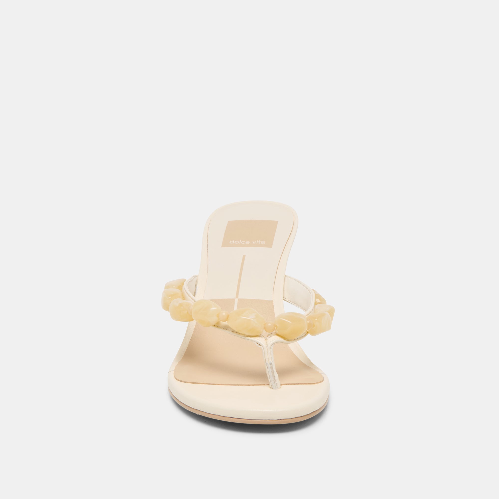 DAKSIE HEELS OFF WHITE LEATHER - view 6