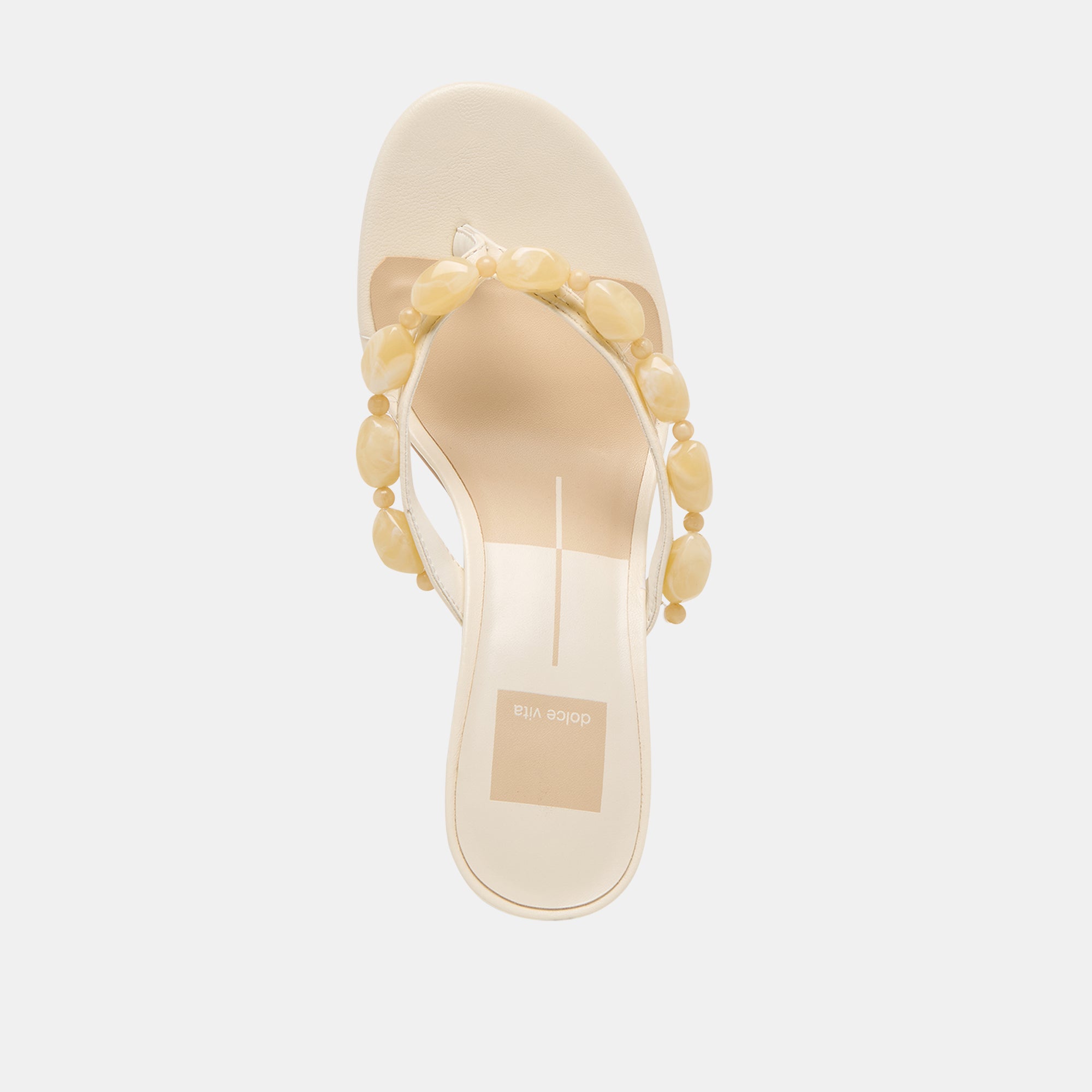 DAKSIE HEELS OFF WHITE LEATHER - view 8