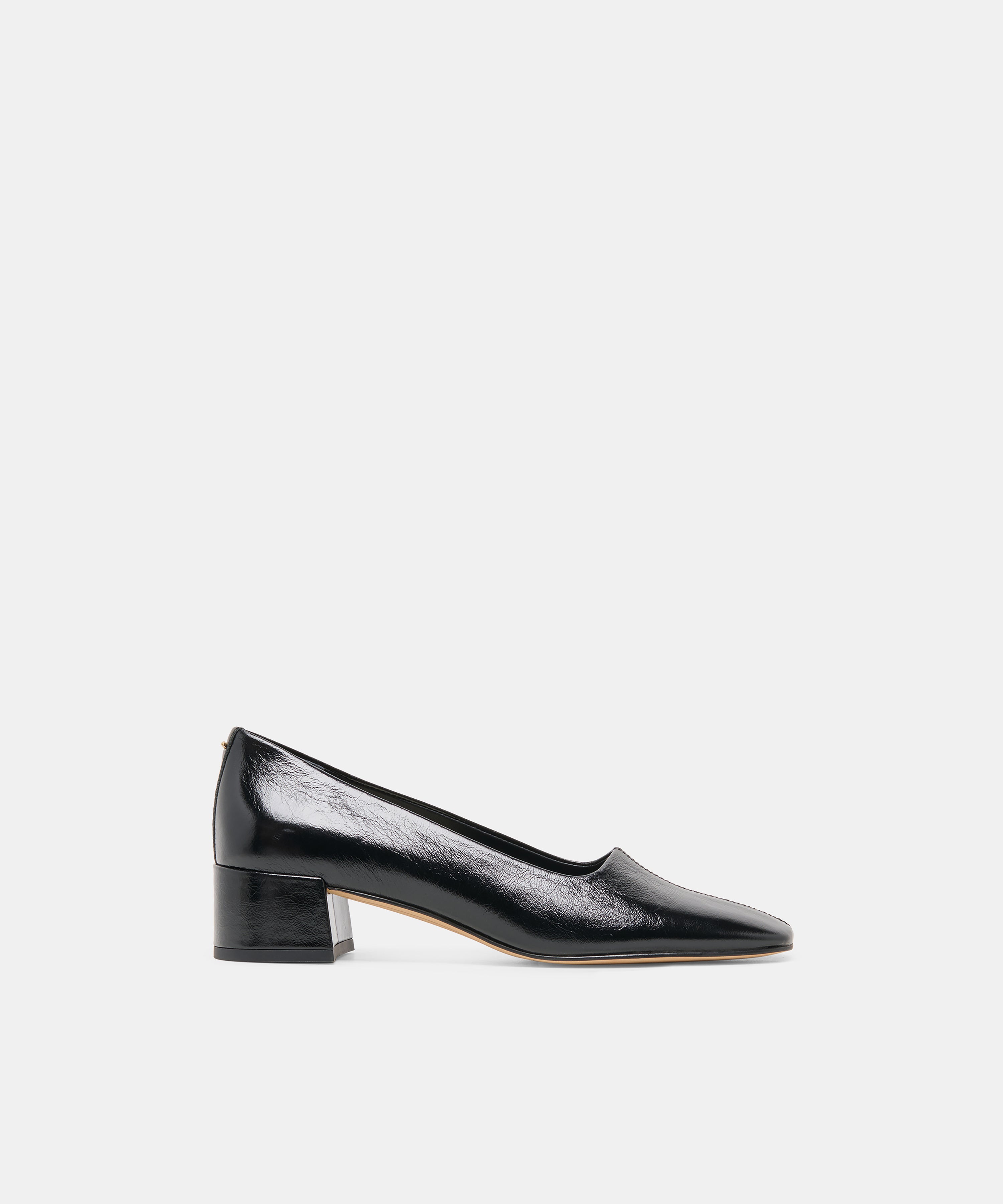DALIA HEELS BLACK LEATHER