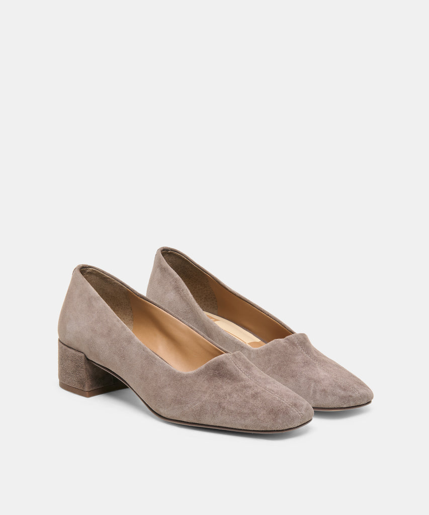 DALIA HEELS DOVE SUEDE