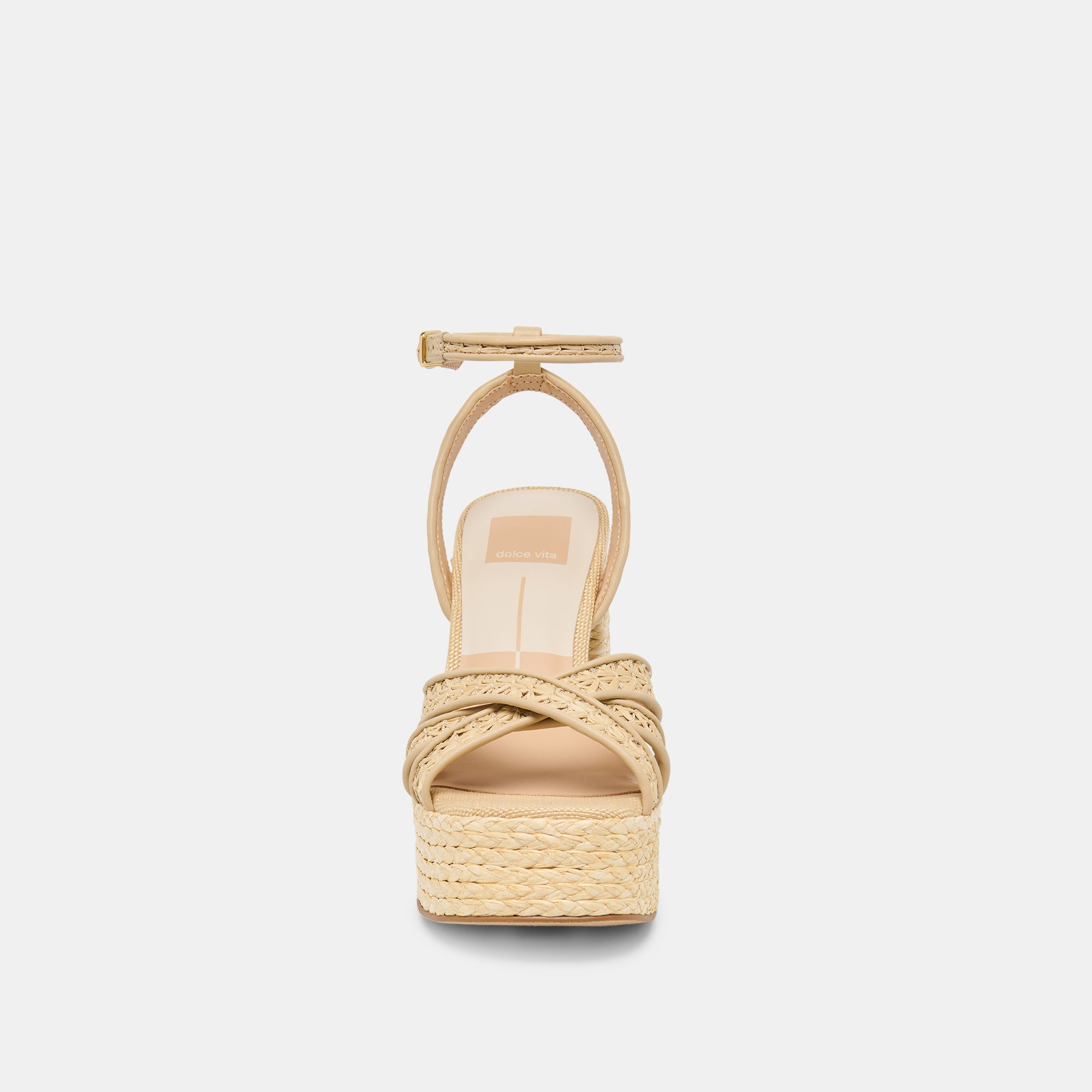 DANILA HEELS LT NATURAL CROSS HATCH RAFFIA - view 7