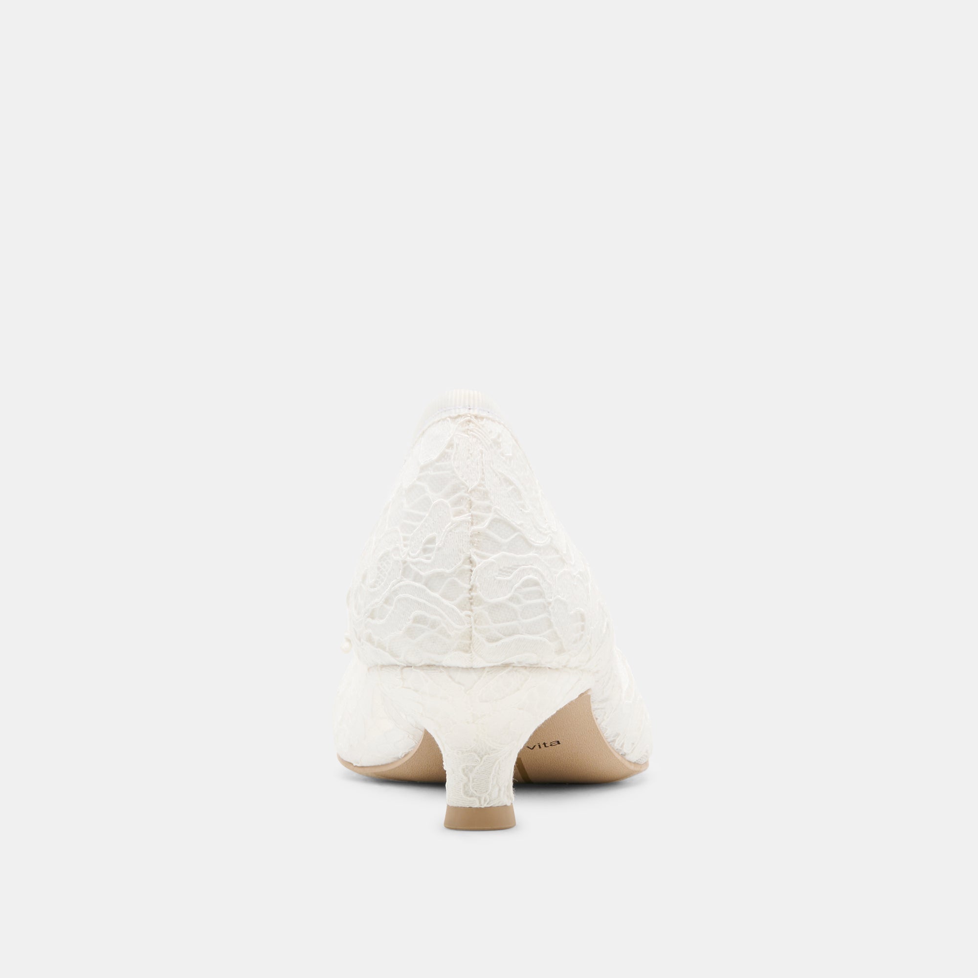 DAWSEN LACE HEELS TRUE WHITE LACE - view 7