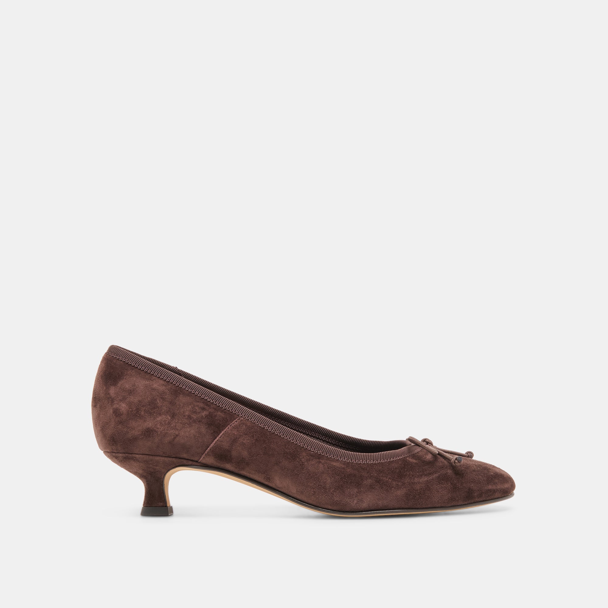 DAWSEN HEELS MAHOGANY SUEDE