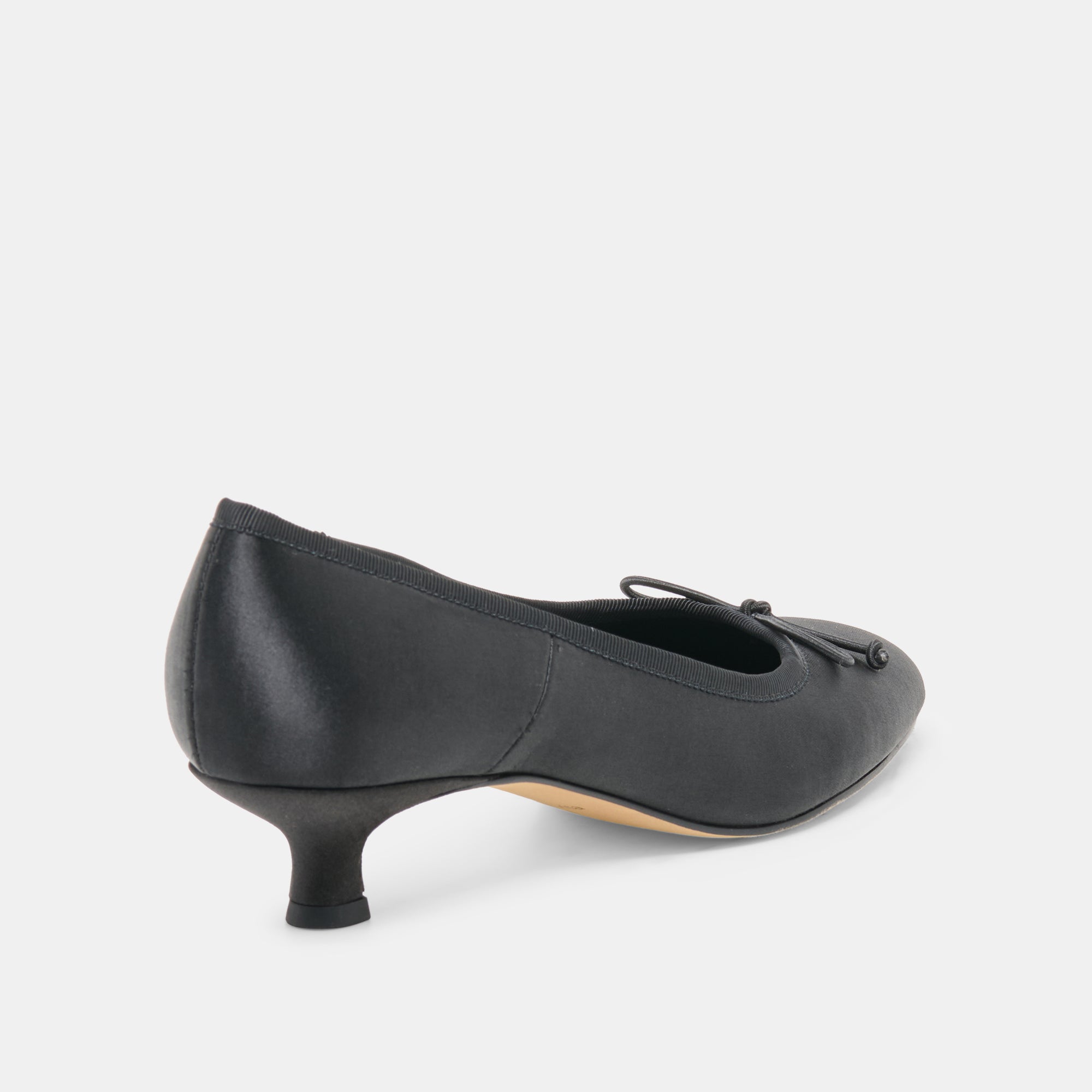 DAWSEN HEELS ONYX SATIN - view 3