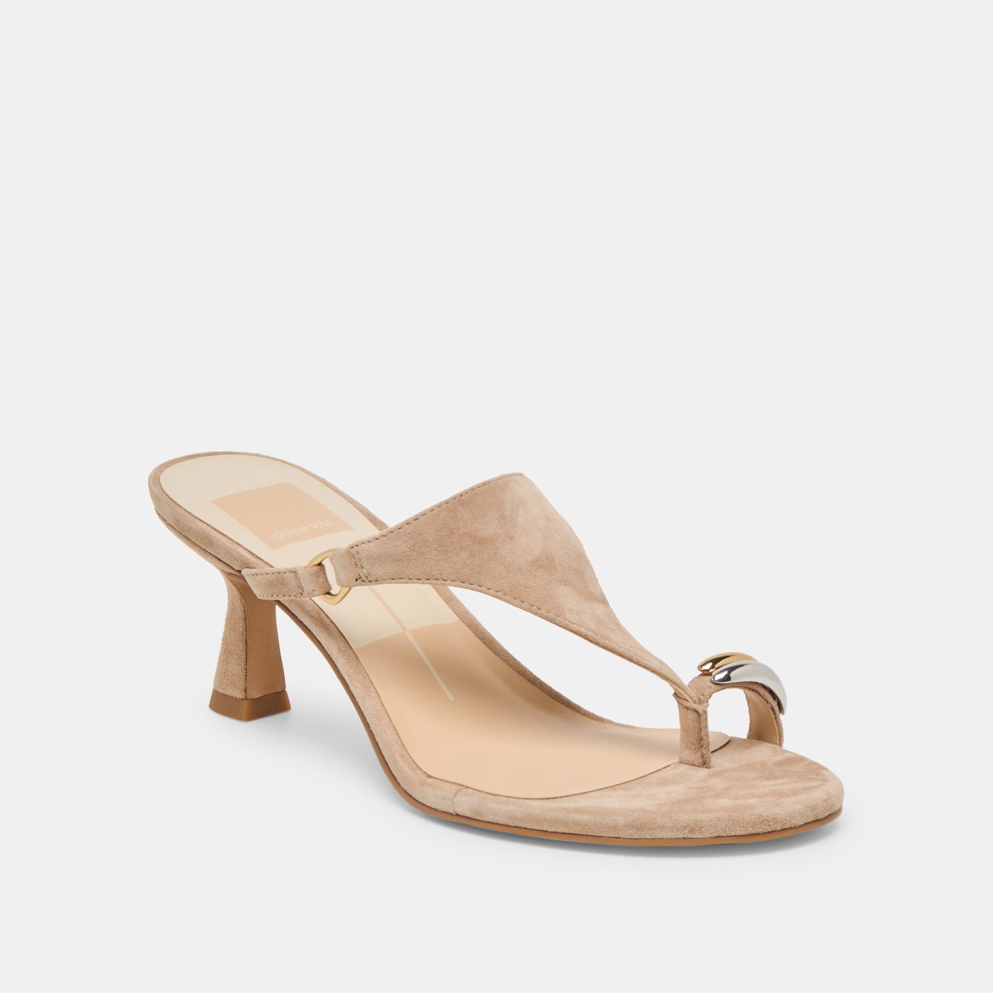 DERREL HEELS CAMEL SUEDE - view 2