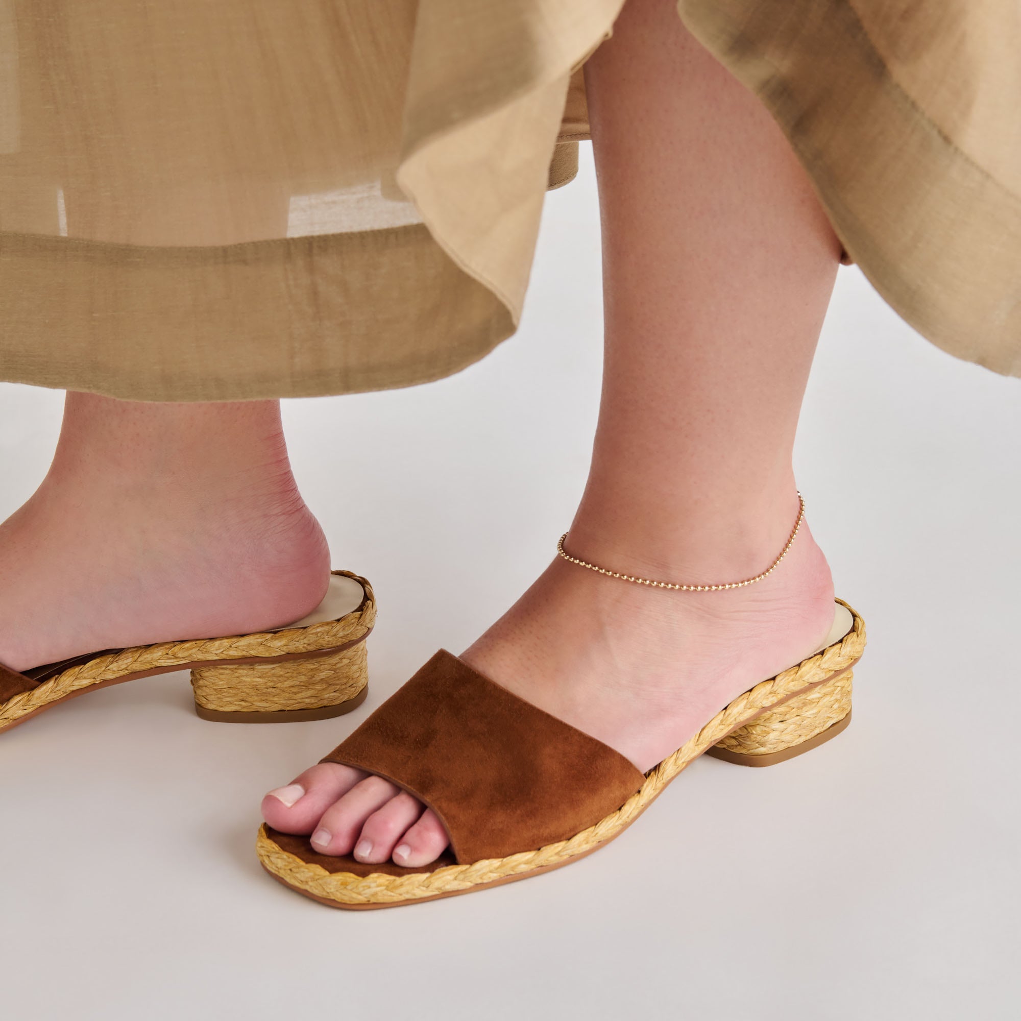 DIXI SANDALS BROWN SUEDE - view 2