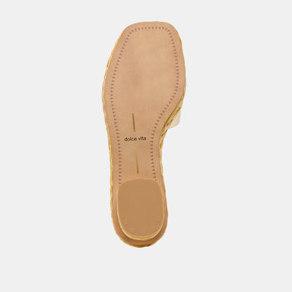 DIXI WIDE SANDALS PLATINUM LEATHER