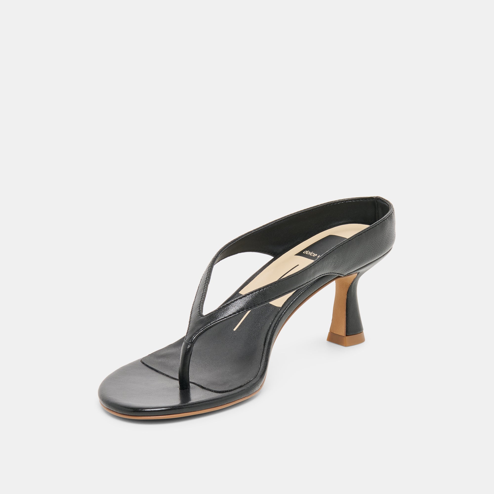 DOREEN HEELS BLACK LEATHER - view 6