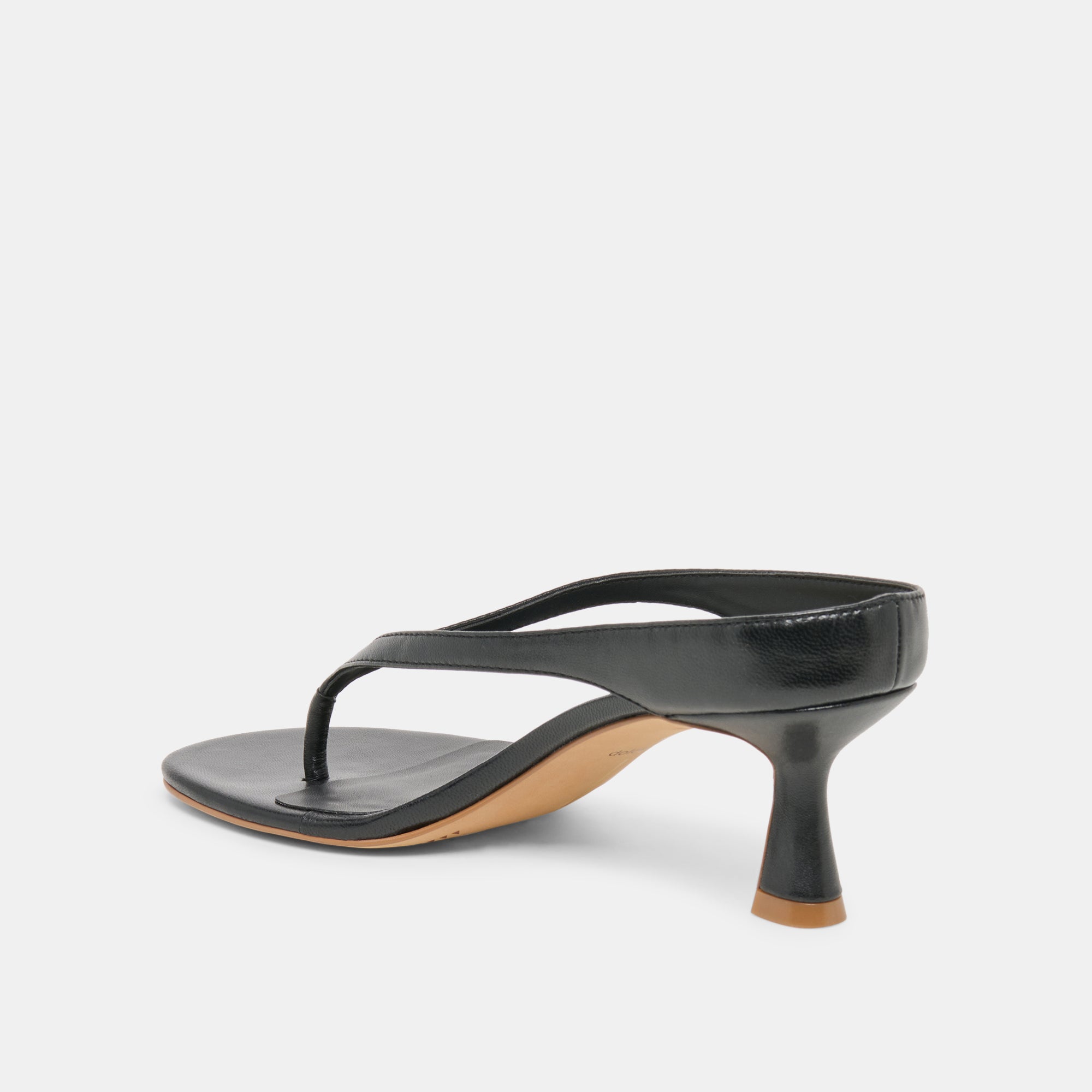 DOREEN HEELS BLACK LEATHER - view 7