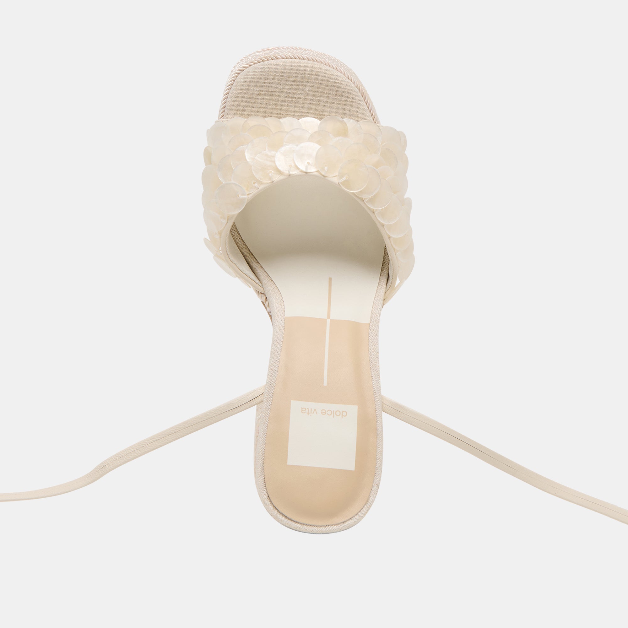 DORTHY CONFETTI HEELS IVORY LEATHER - view 10