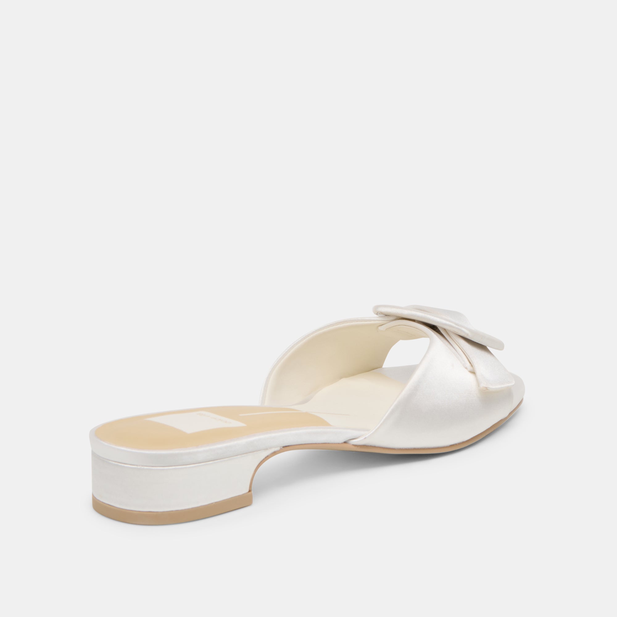 EDINA SANDALS TRUE WHITE SATIN - view 3