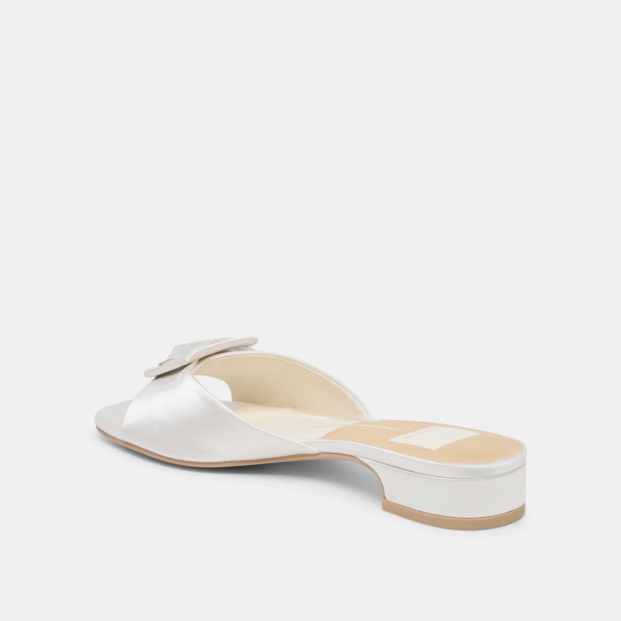 EDINA SANDALS TRUE WHITE SATIN - view 5