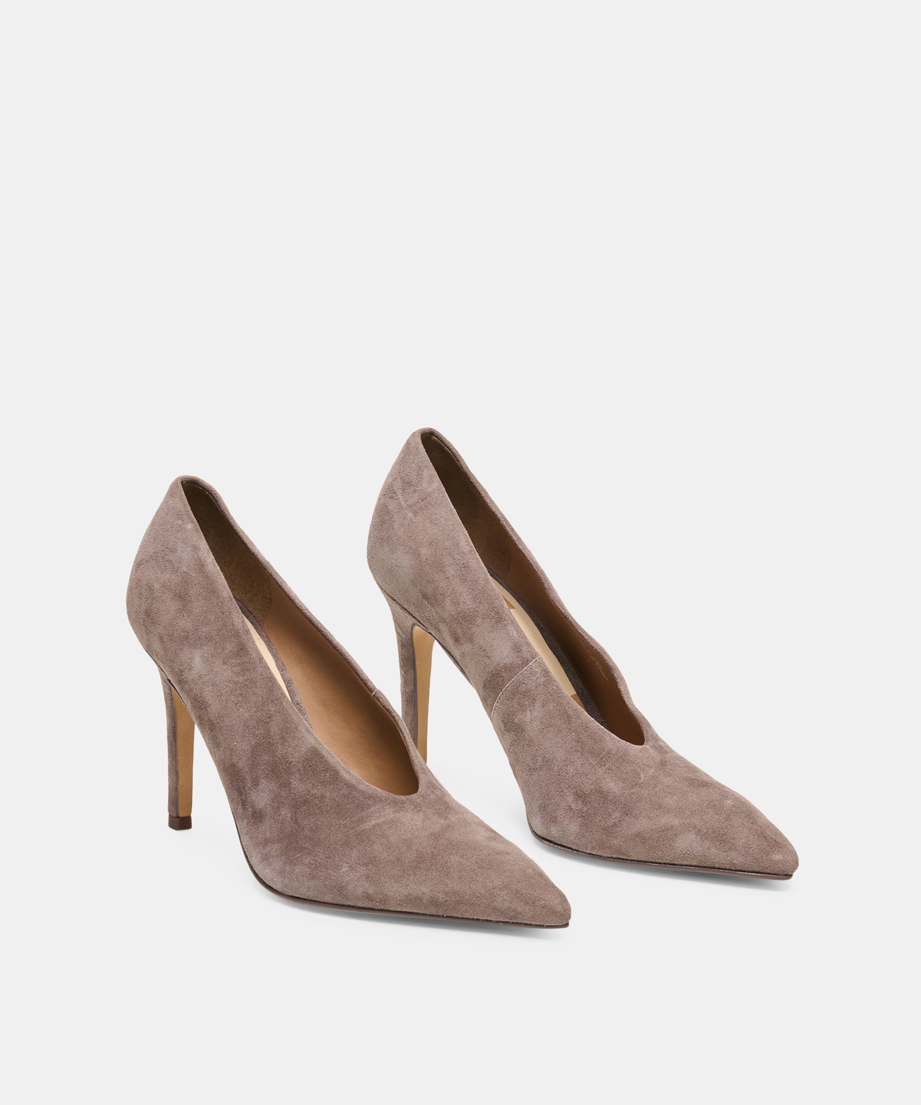 EMANI HEELS DOVE SUEDE - view 2