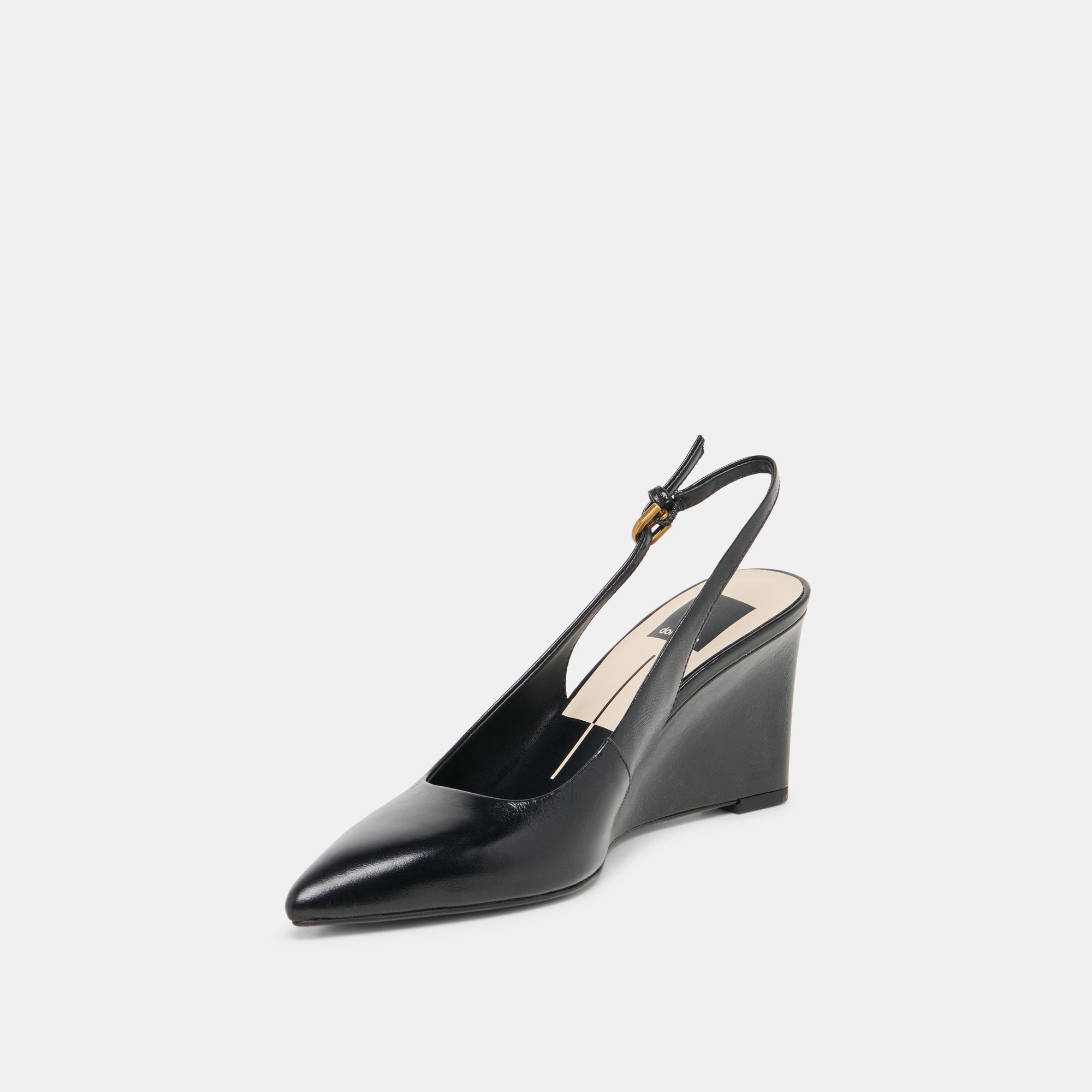 EVELAN WEDGES BLACK LEATHER - view 4