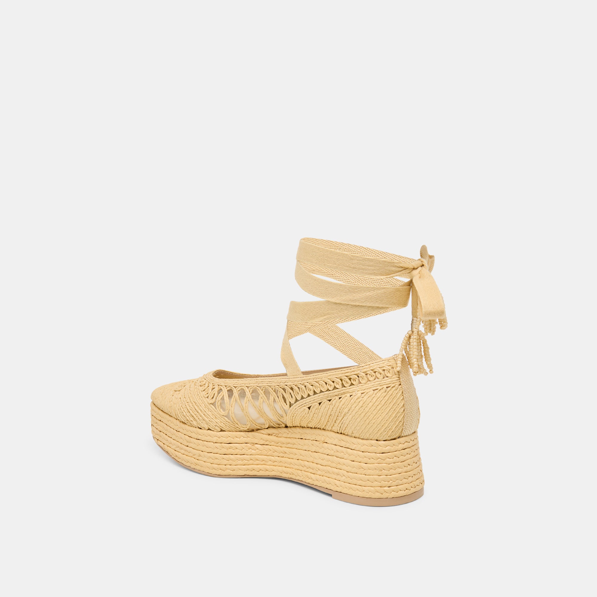 FARIS FLATS LT NATURAL MACRAME - view 7