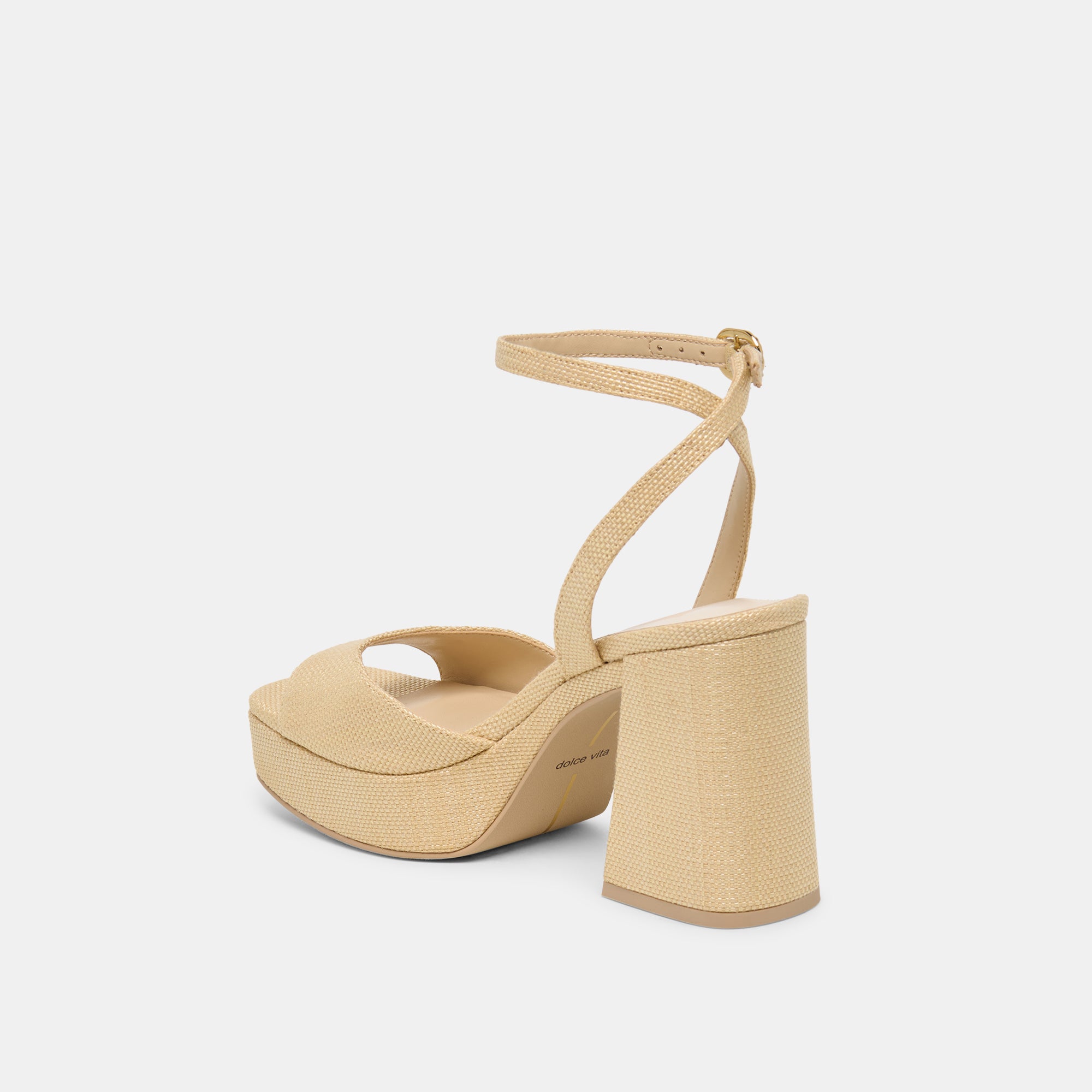 FELICA HEELS NATURAL RAFFIA - view 5