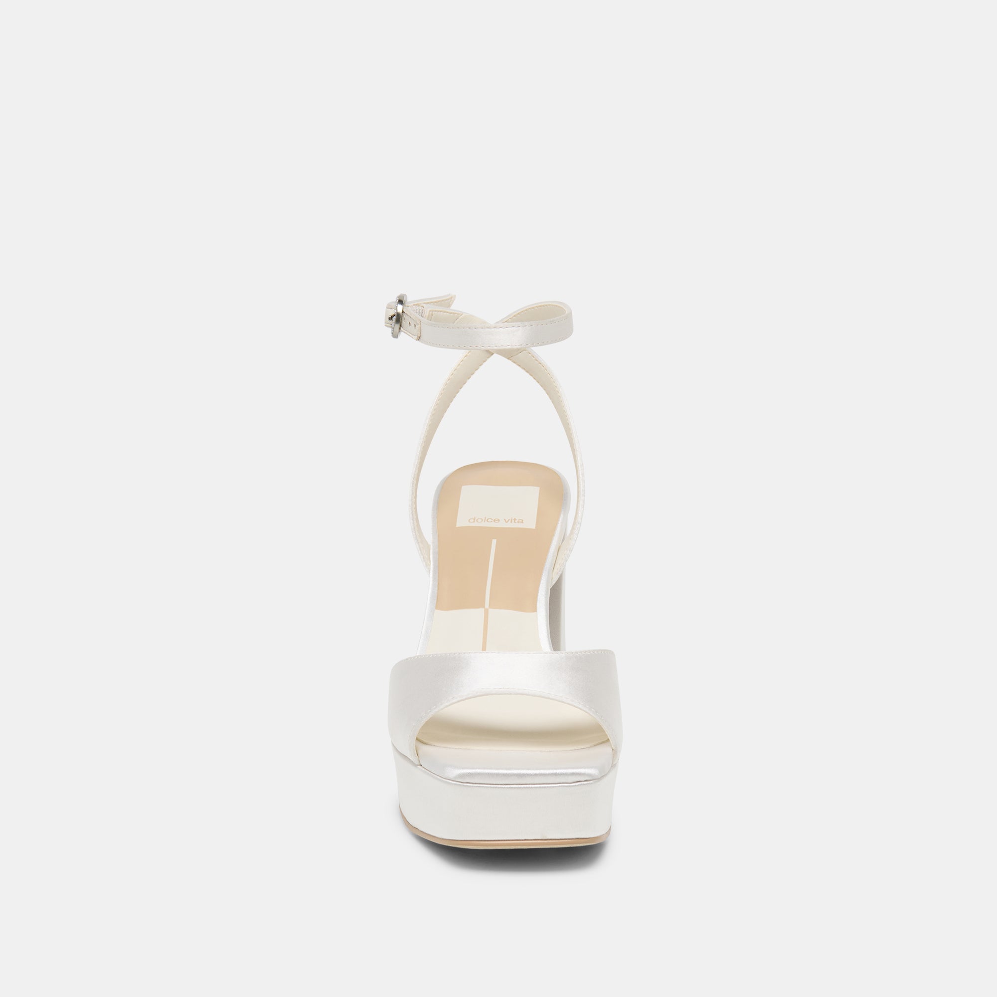 FELICA HEELS WHITE SATIN - view 8