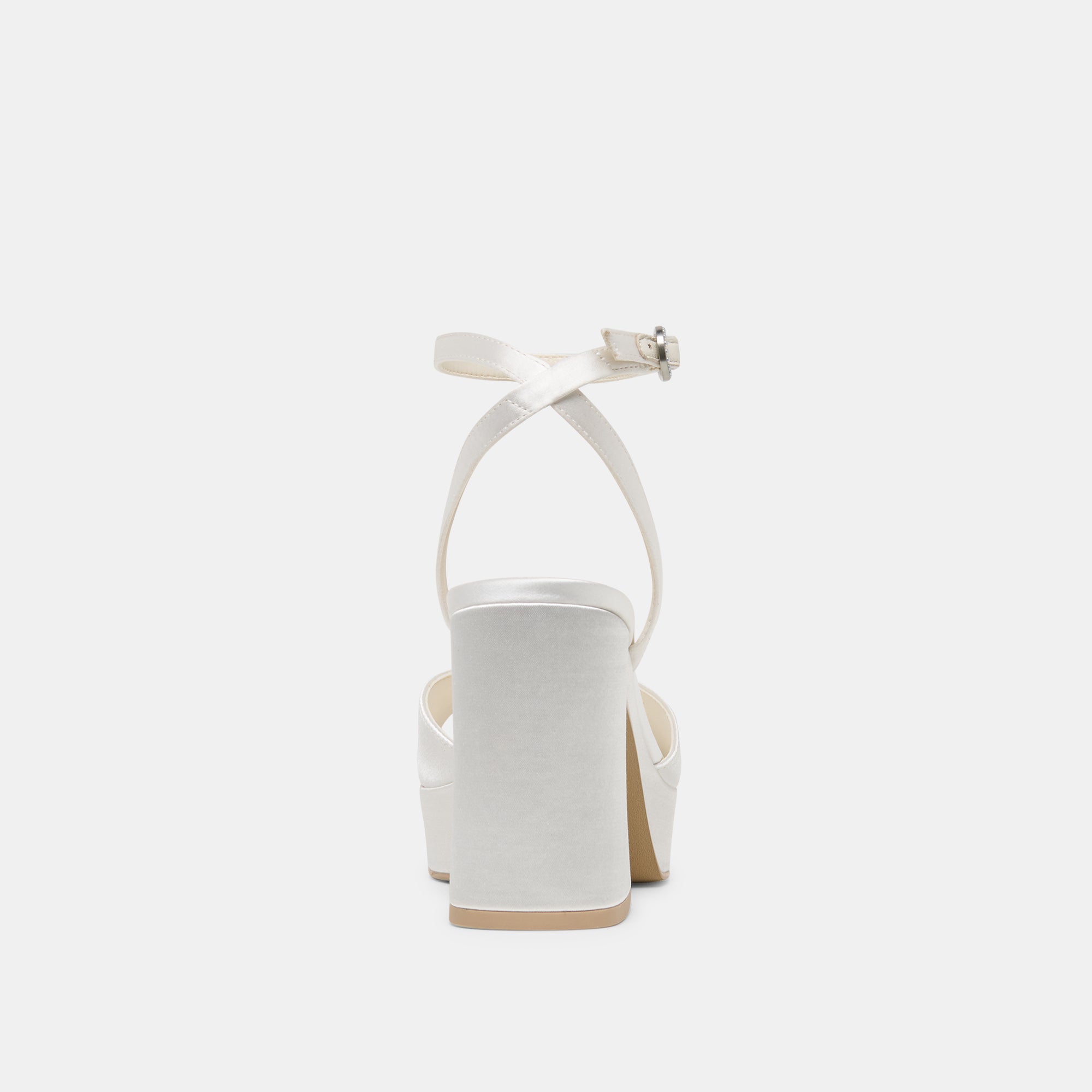 FELICA HEELS WHITE SATIN - view 9