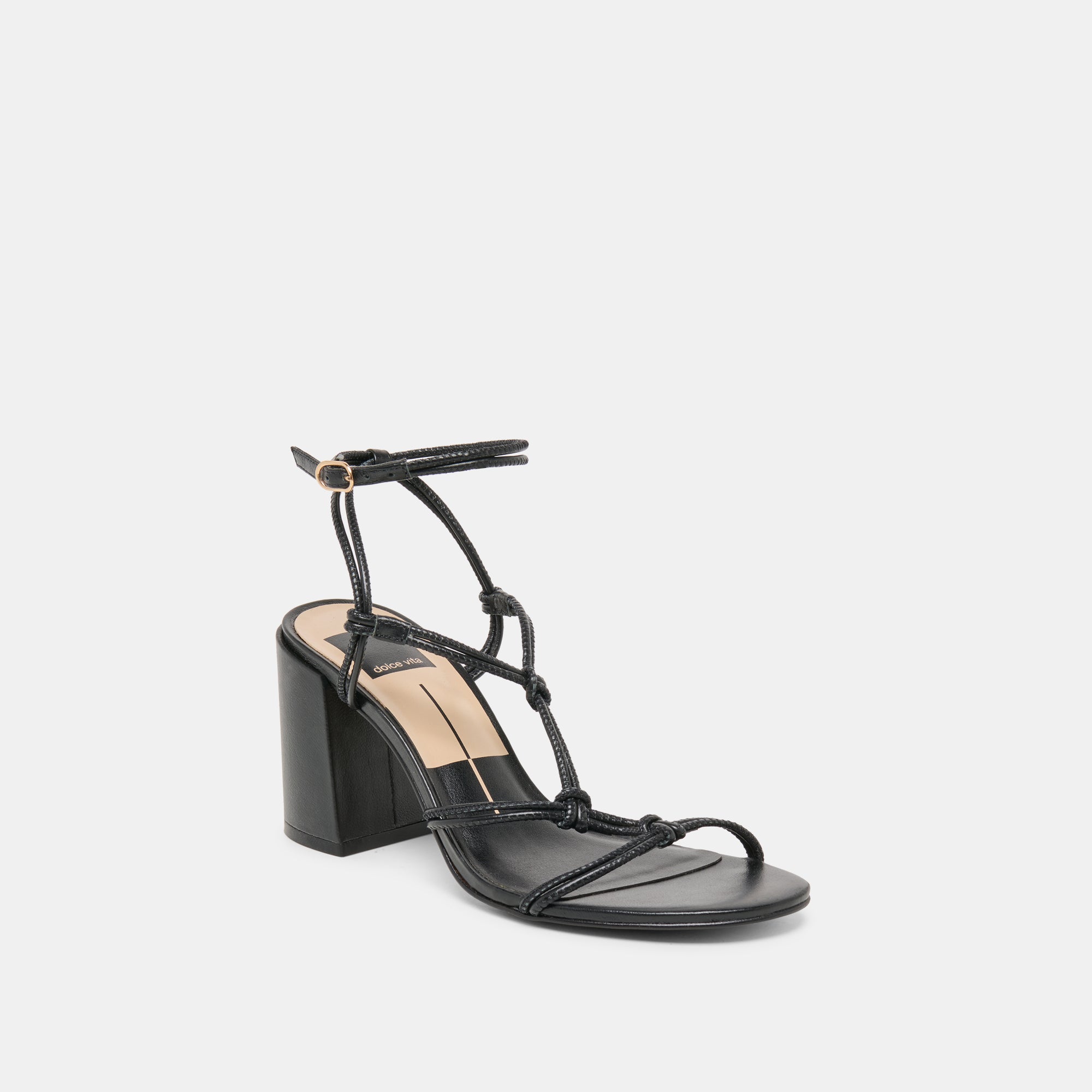 FIZZY HEELS BLACK LEATHER - view 4
