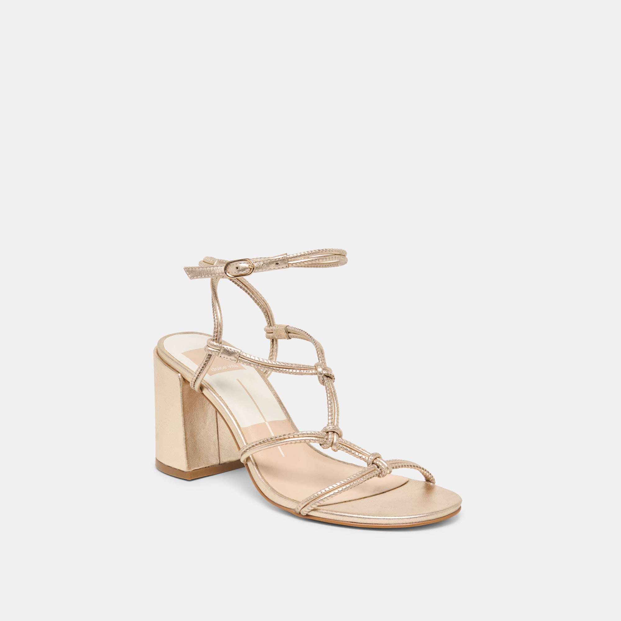 FIZZY HEELS GOLD LEATHER - view 3