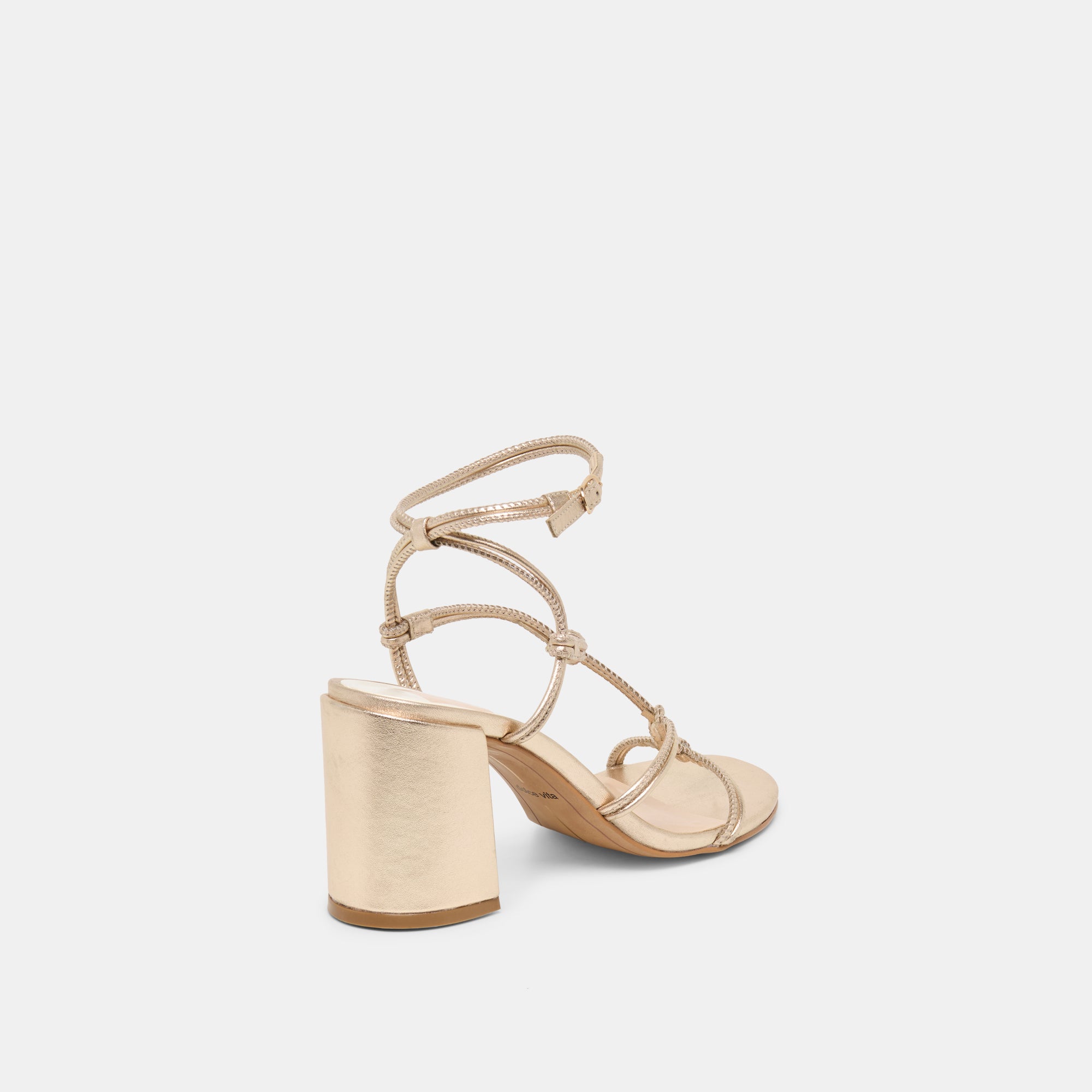 FIZZY HEELS GOLD LEATHER - view 5