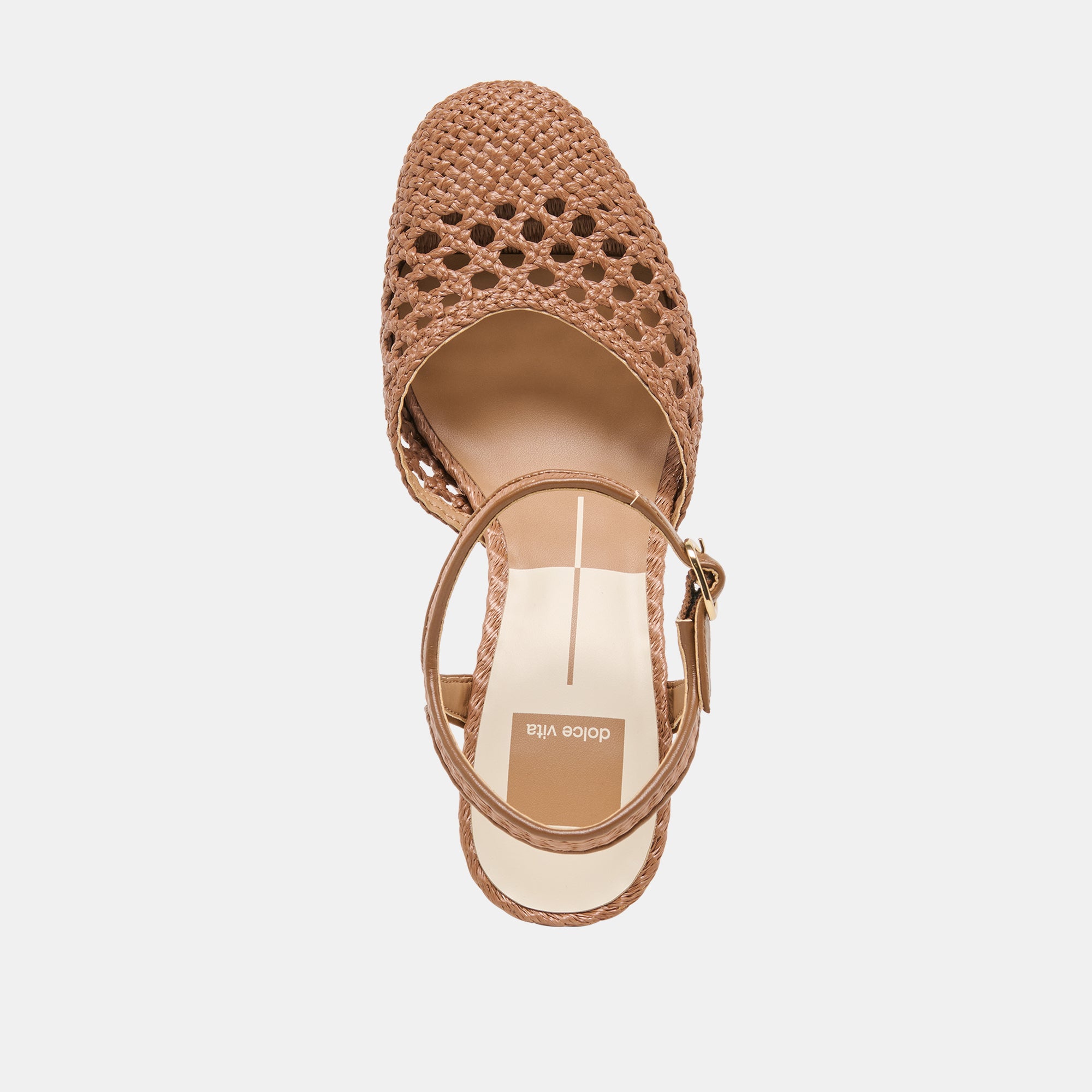 GERO HEELS MID BROWN WOVEN RAFFIA - view 10