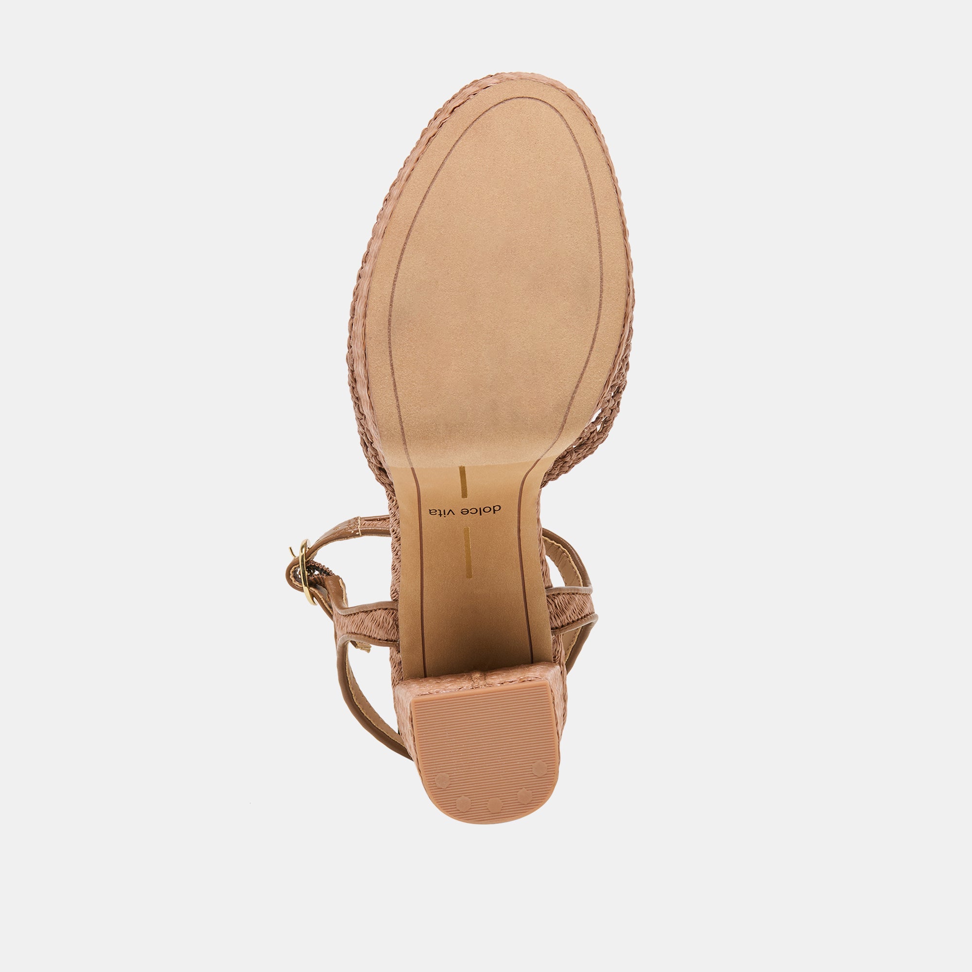 GERO HEELS MID BROWN WOVEN RAFFIA - view 11