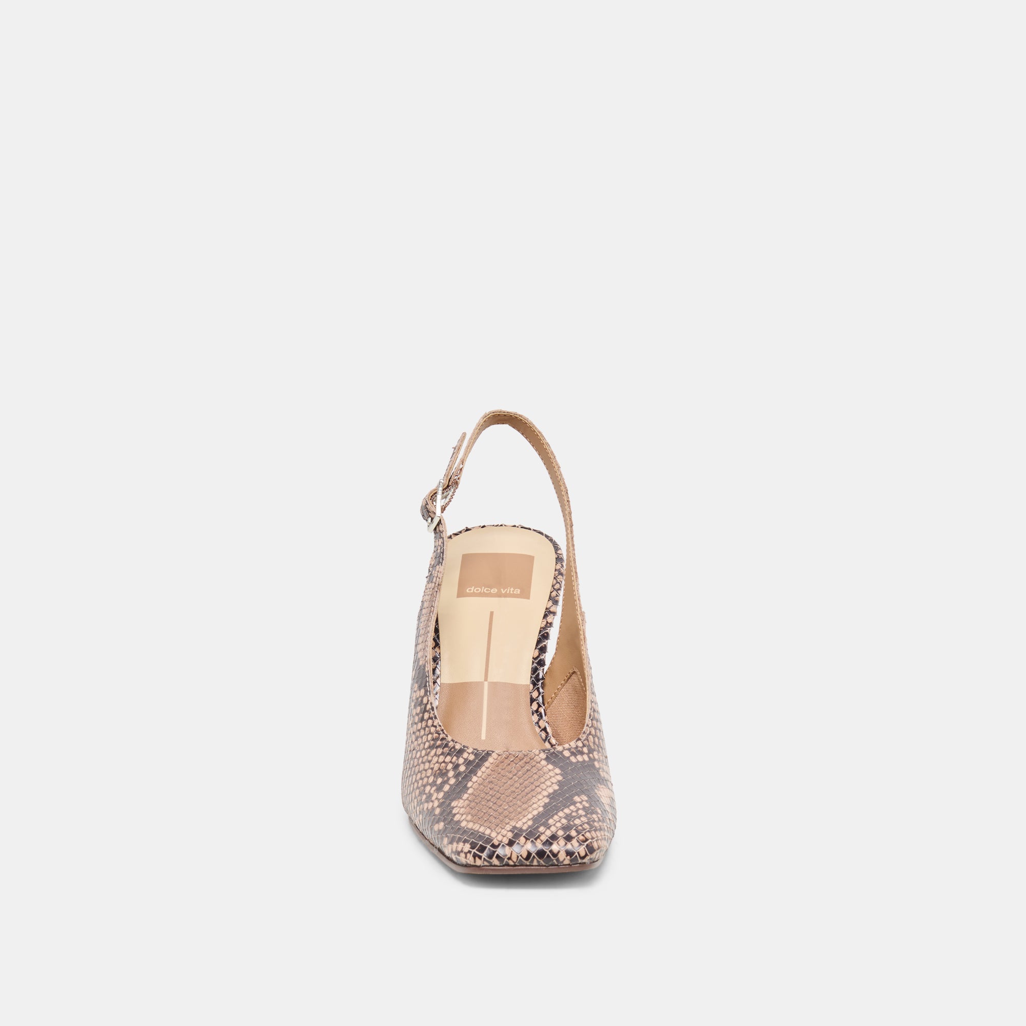 GESSIA HEELS BARK EMBOSSED LEATHER - view 6