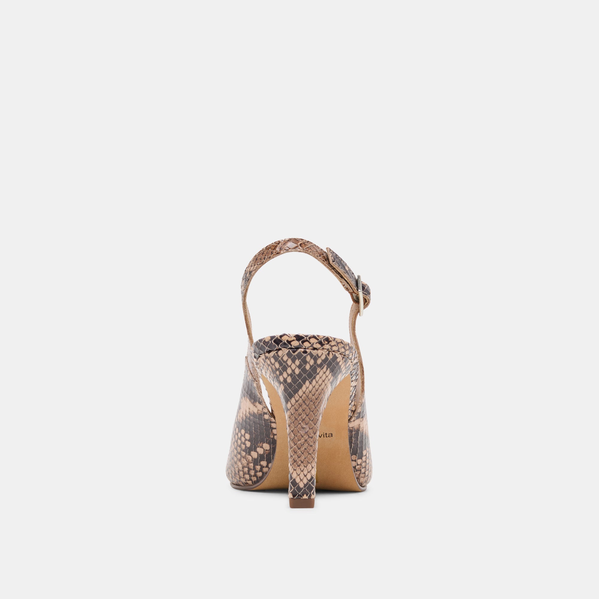 GESSIA HEELS BARK EMBOSSED LEATHER - view 7