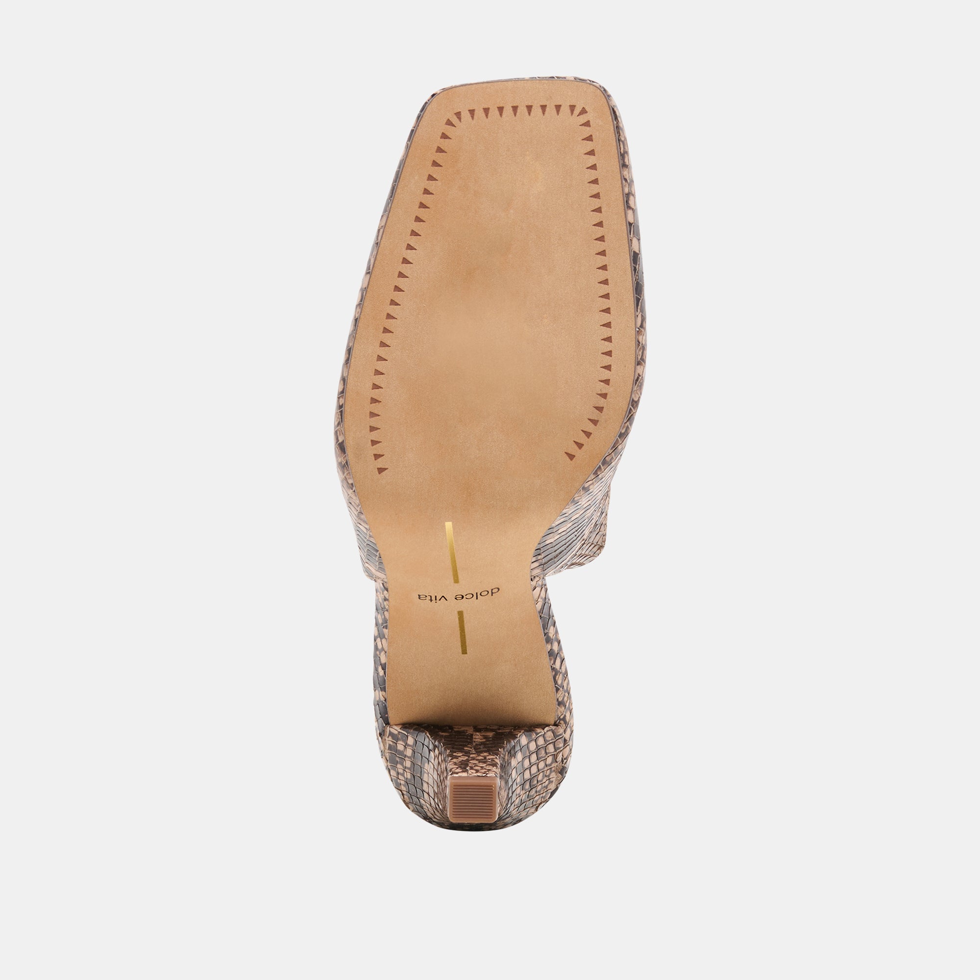 GESSIA HEELS BARK EMBOSSED LEATHER - view 9