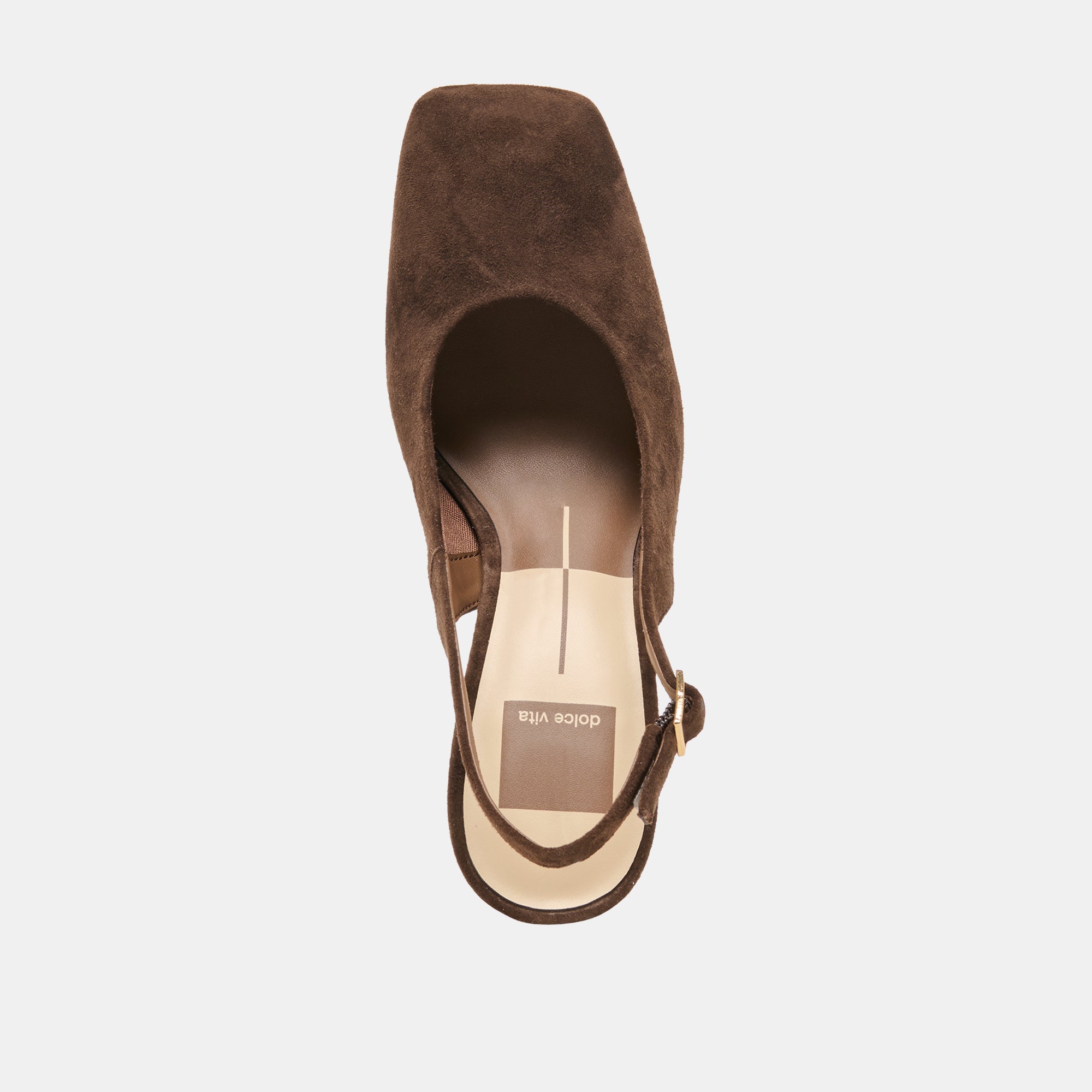 GESSIA HEELS DK BROWN SUEDE - view 8