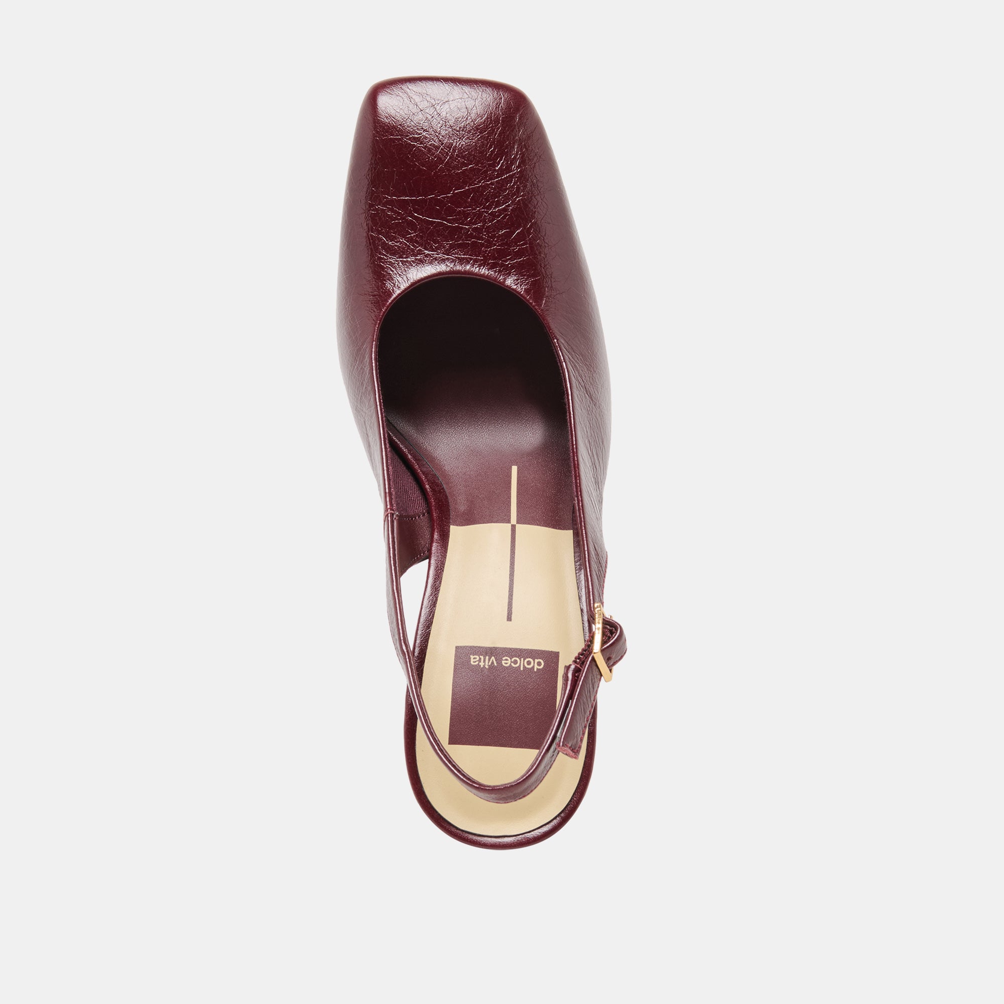 GESSIA HEELS OXBLOOD CRINKLE PATENT - view 8
